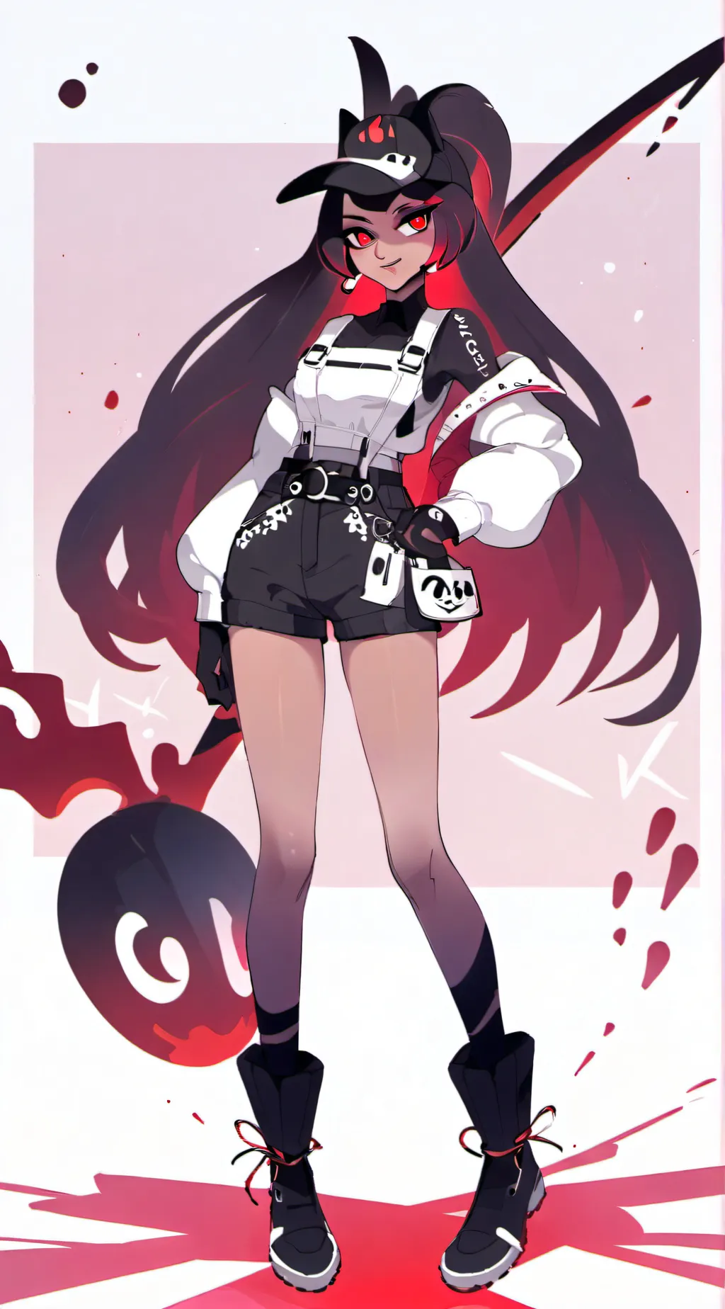 ai character: Velvette  background