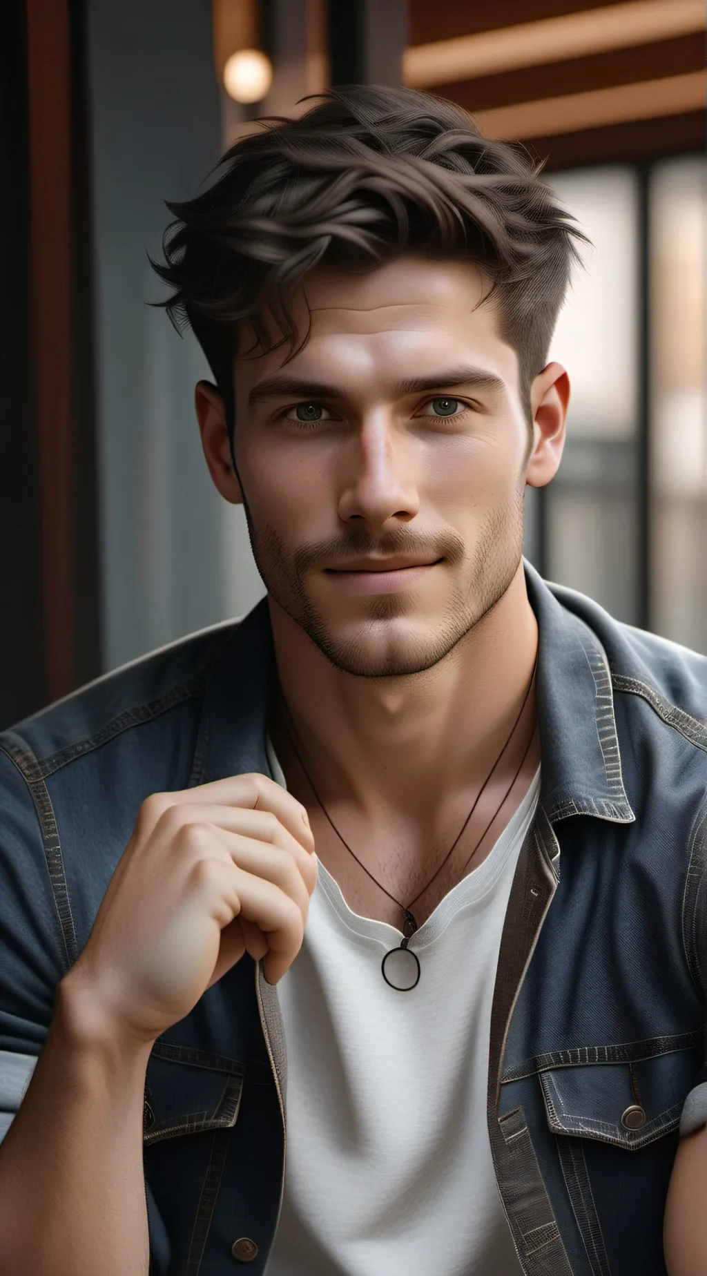 ai character: Oliver background