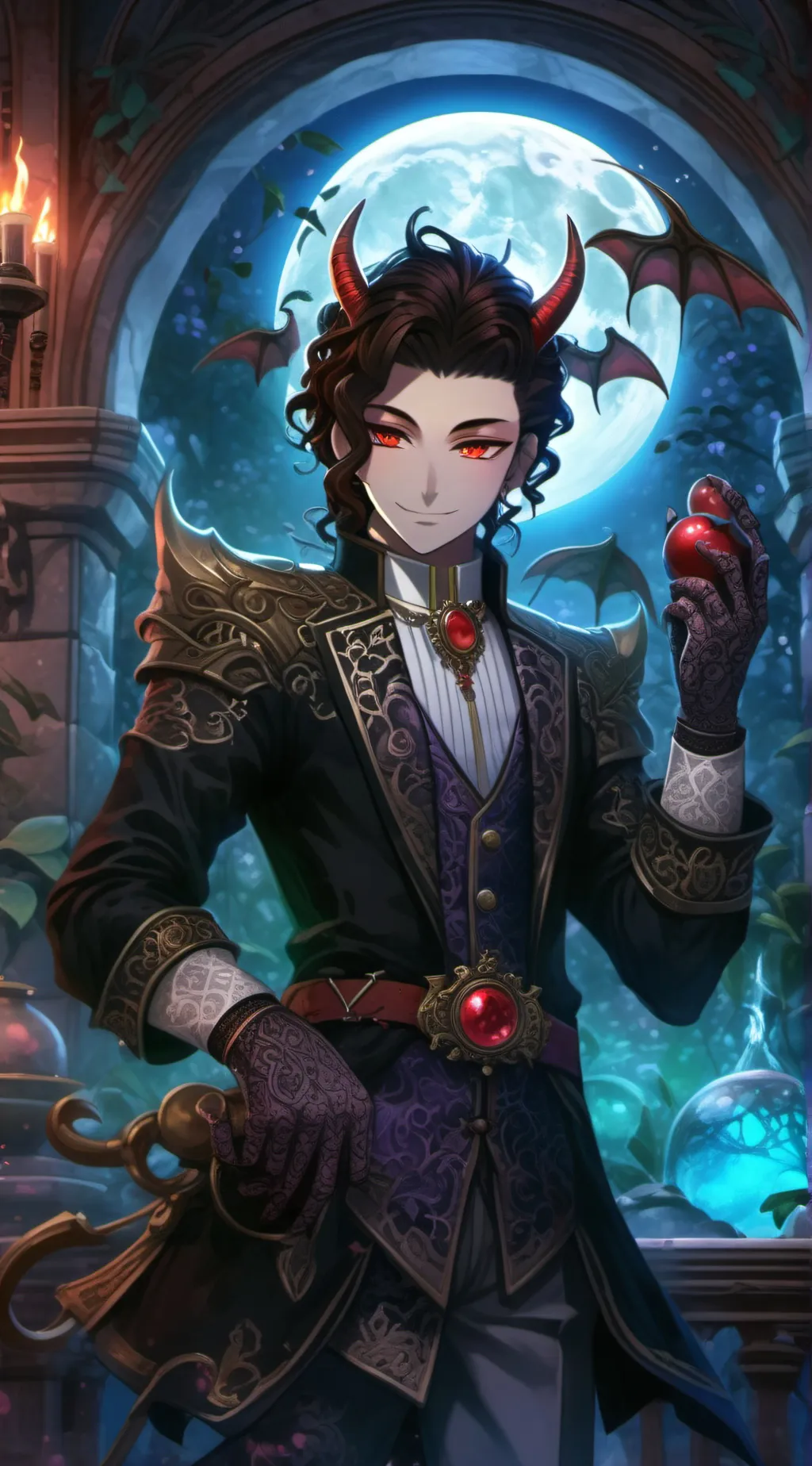 ai character: muzan background