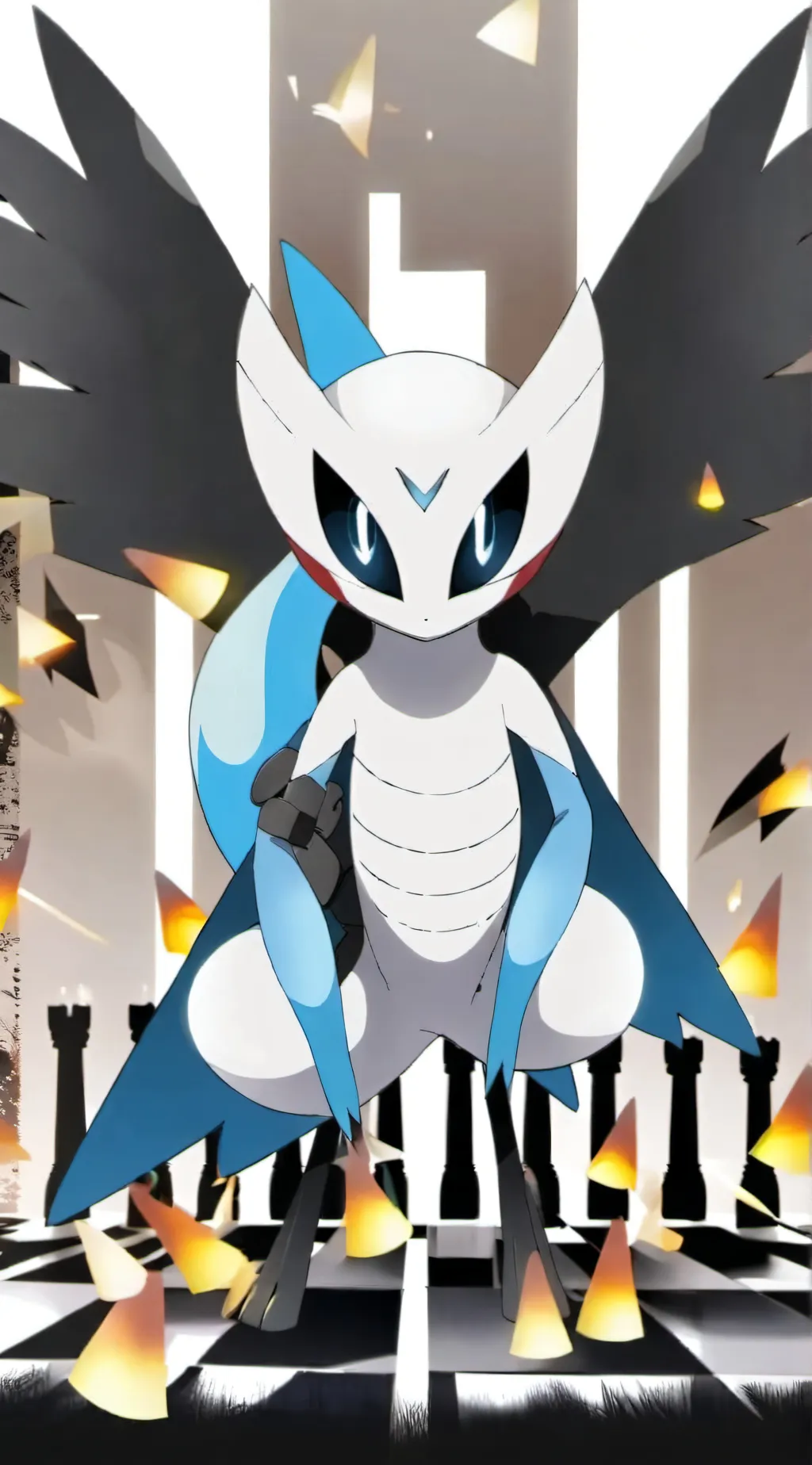 ai character: Chessdeath Pokemon background