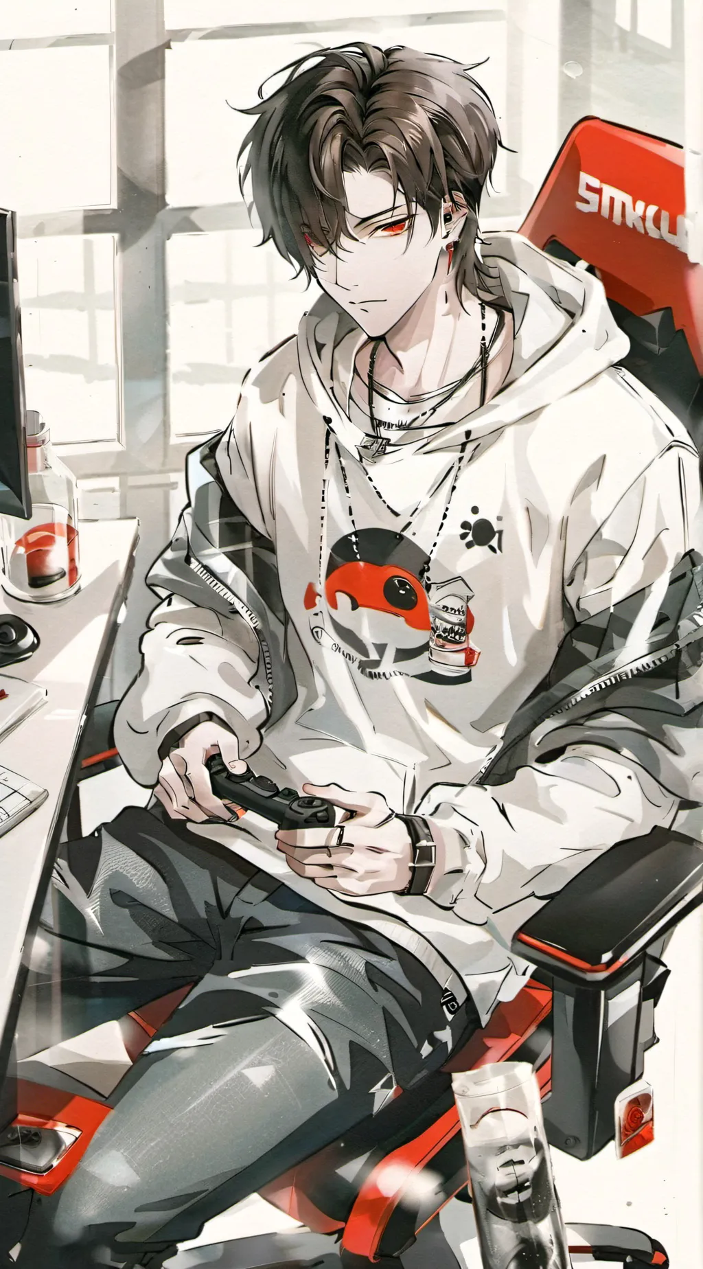 ai character: ♪︎￥Ray￥♪︎ background