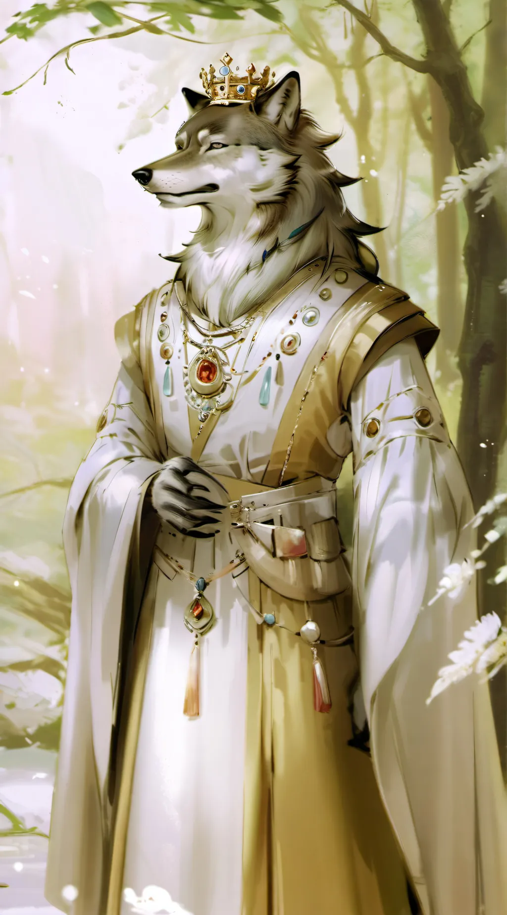 ai character: king rufleton  background