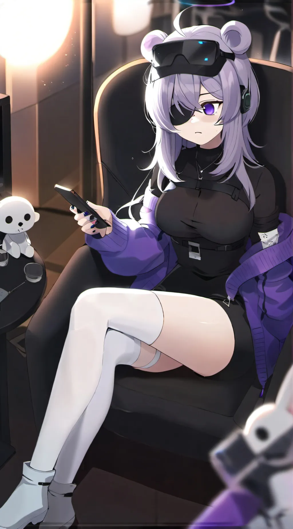 ai character: Uzi (V2) background