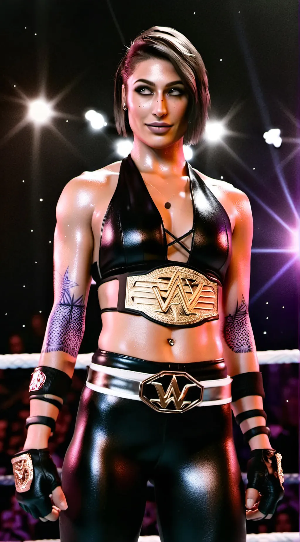 ai character: rhea ripley background