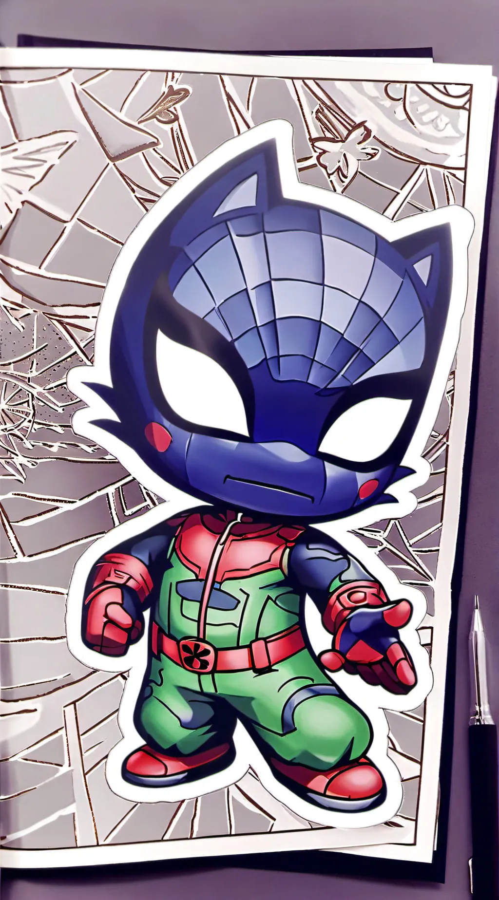 ai character: pj mask background