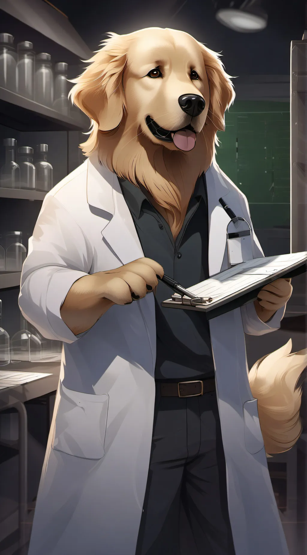 ai character: Dr Kain Crow background