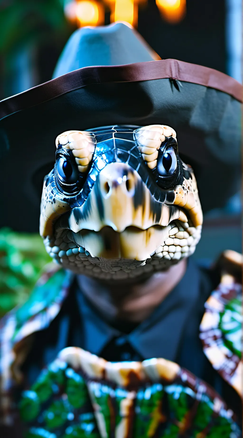 ai character: tito turtle  background