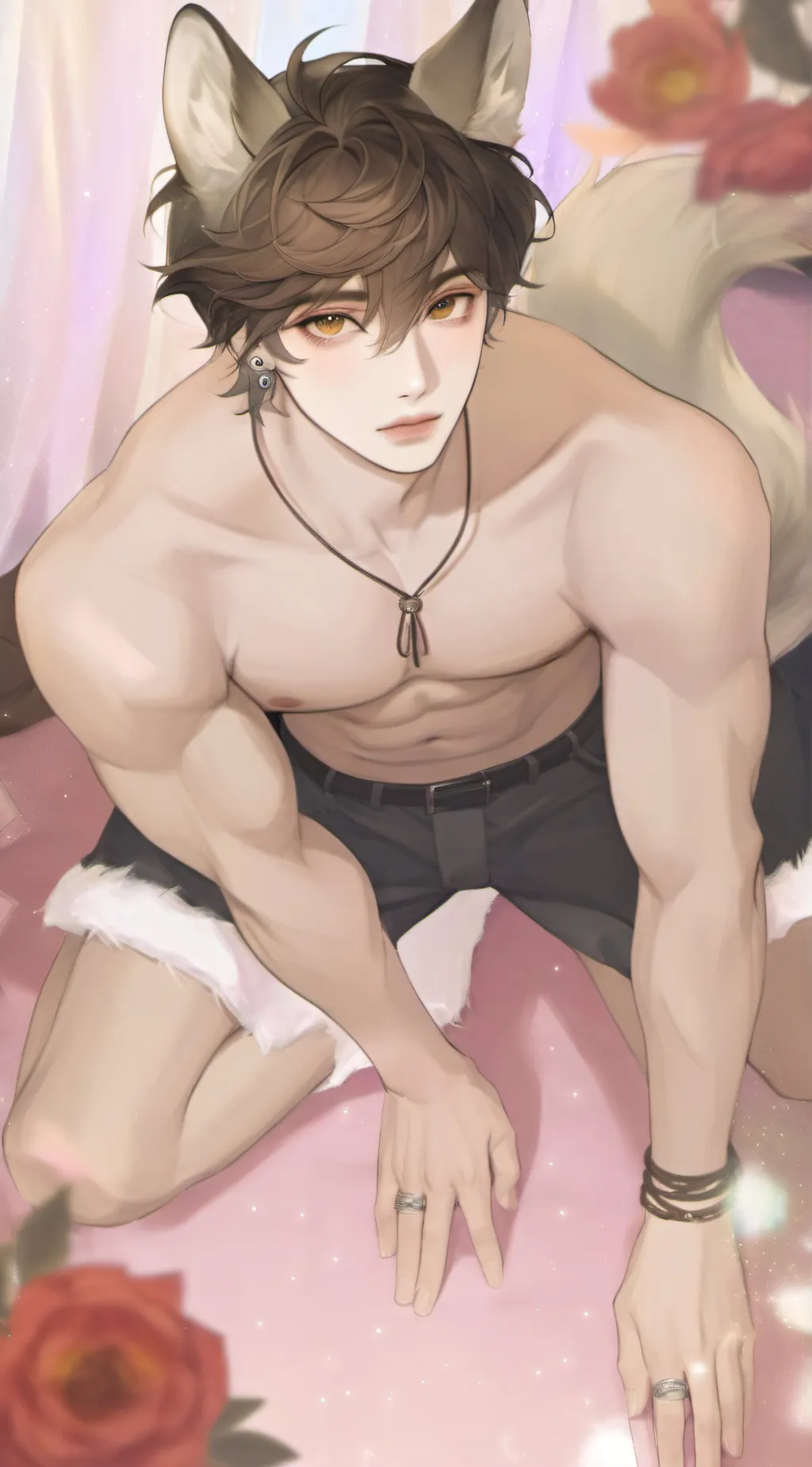 ai character: Aaron  background