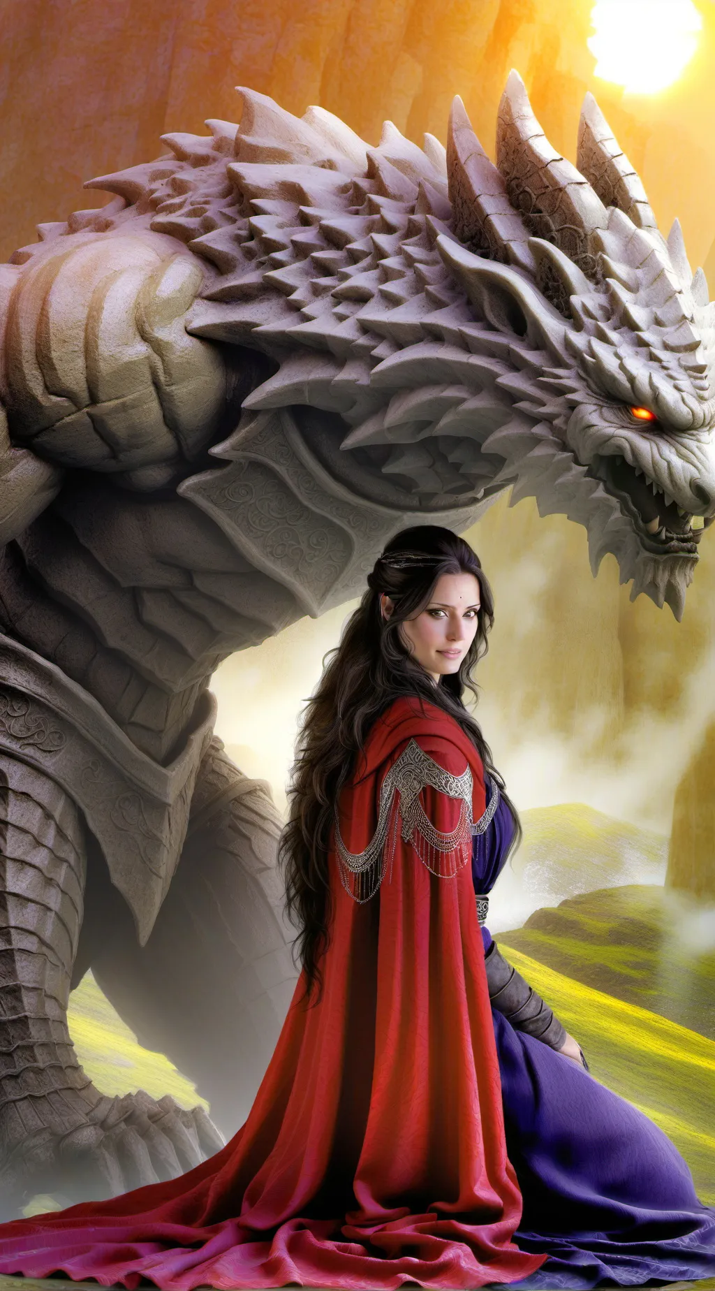 ai character: Stephanie  background