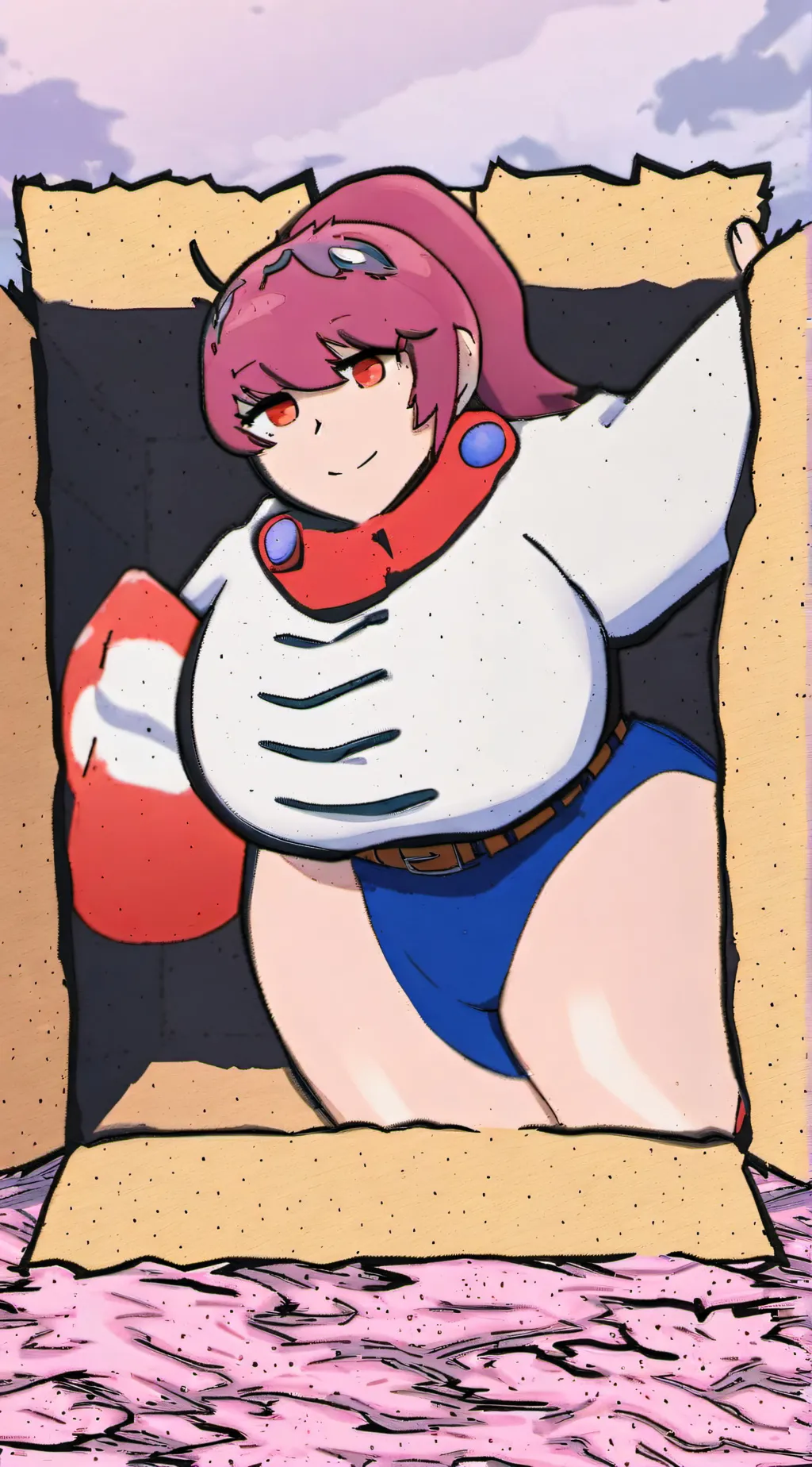 ai character: Boxperson background