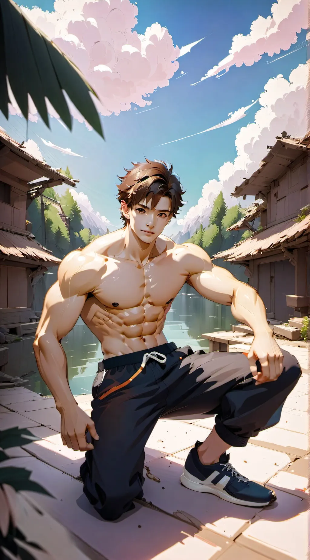 ai character: derek background