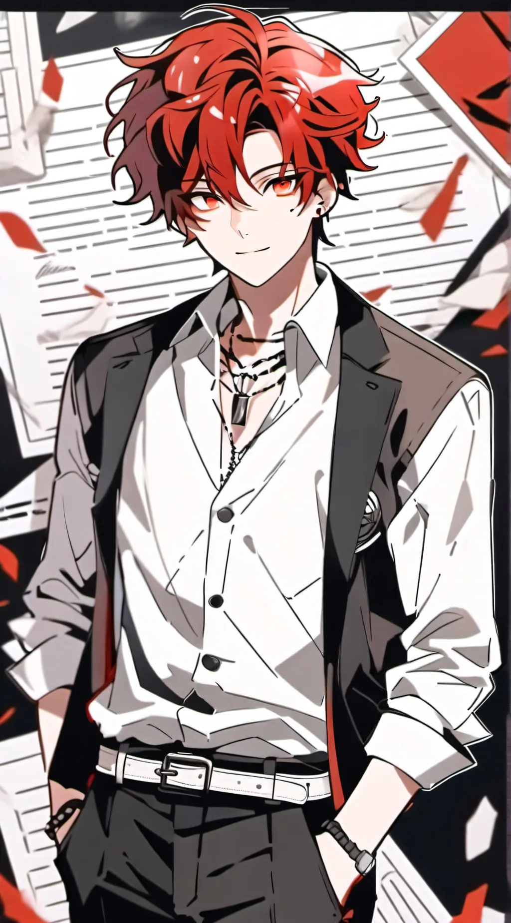 ai character: Lucas  background