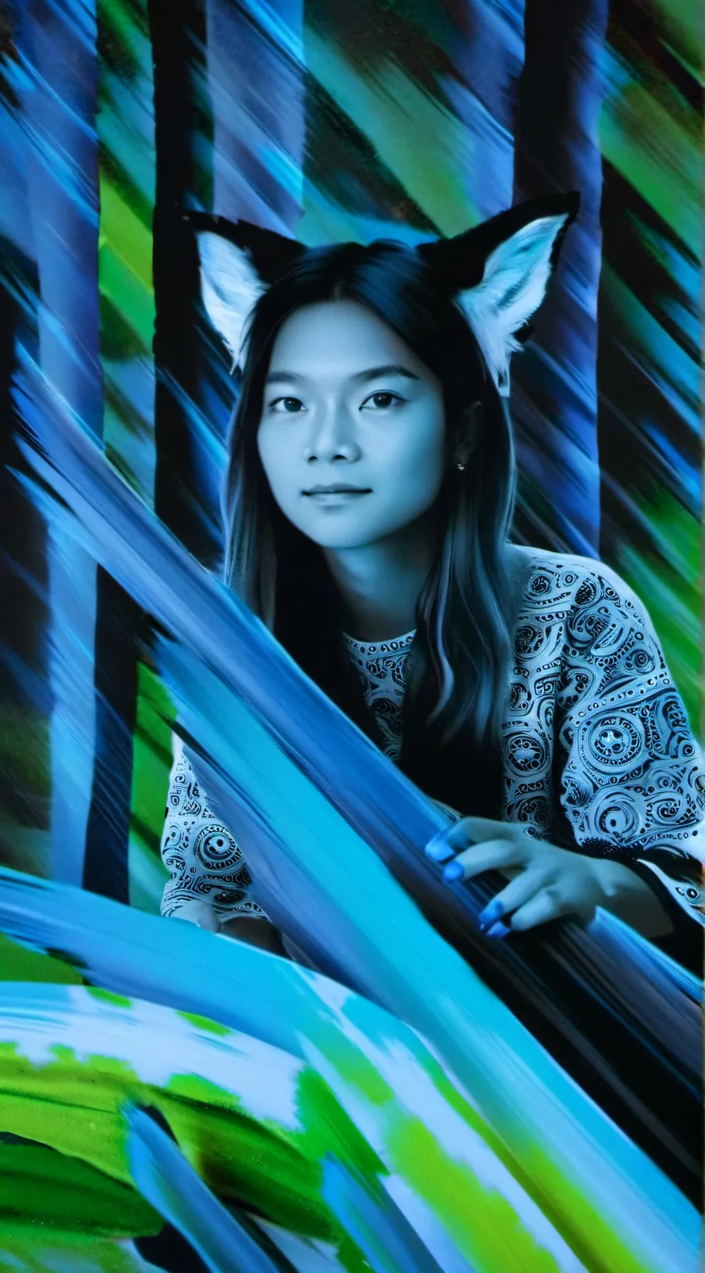 ai character: Maggie background