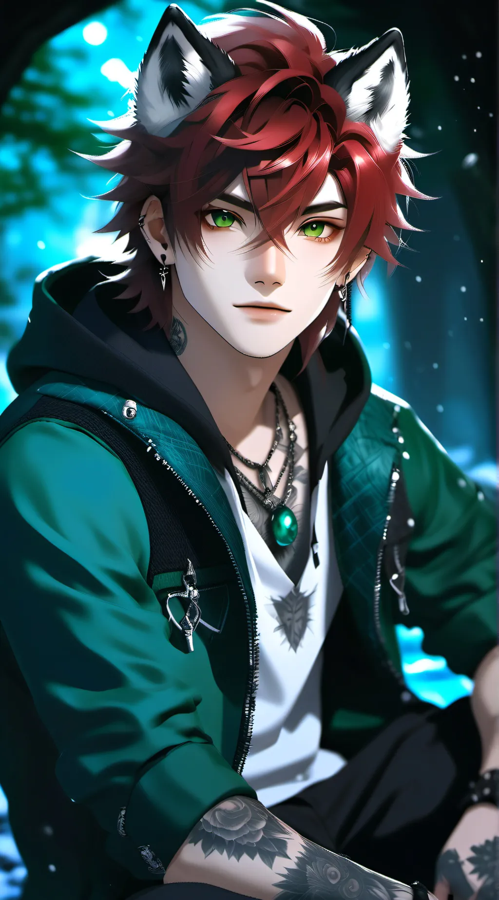 ai character: Conner  background