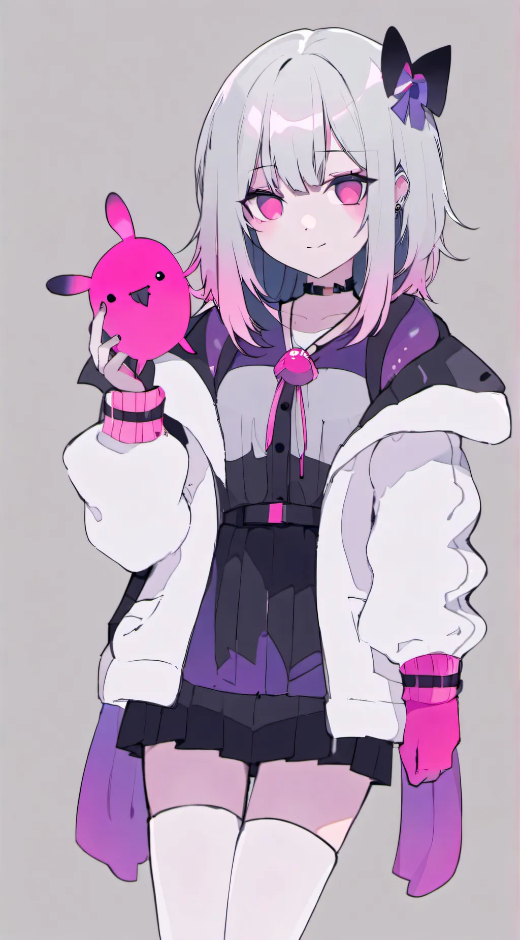 ai character: fat remote (belly) background