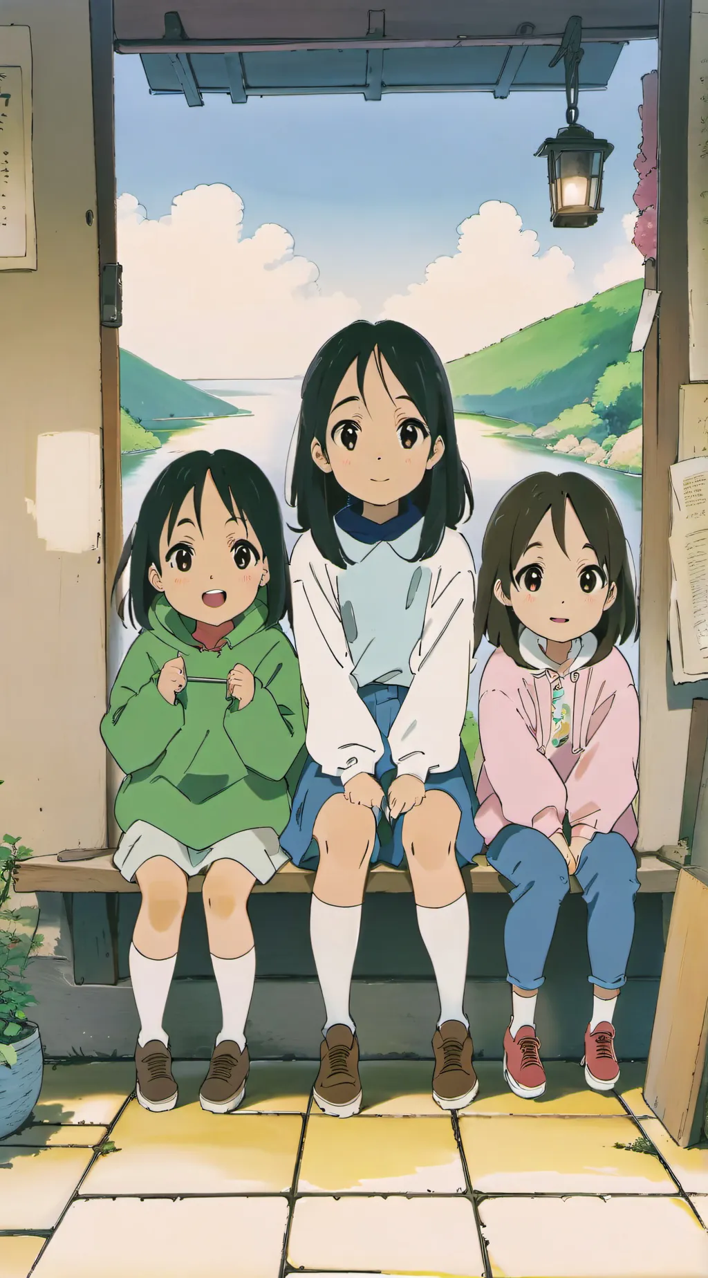 ai character: Babysitters club background