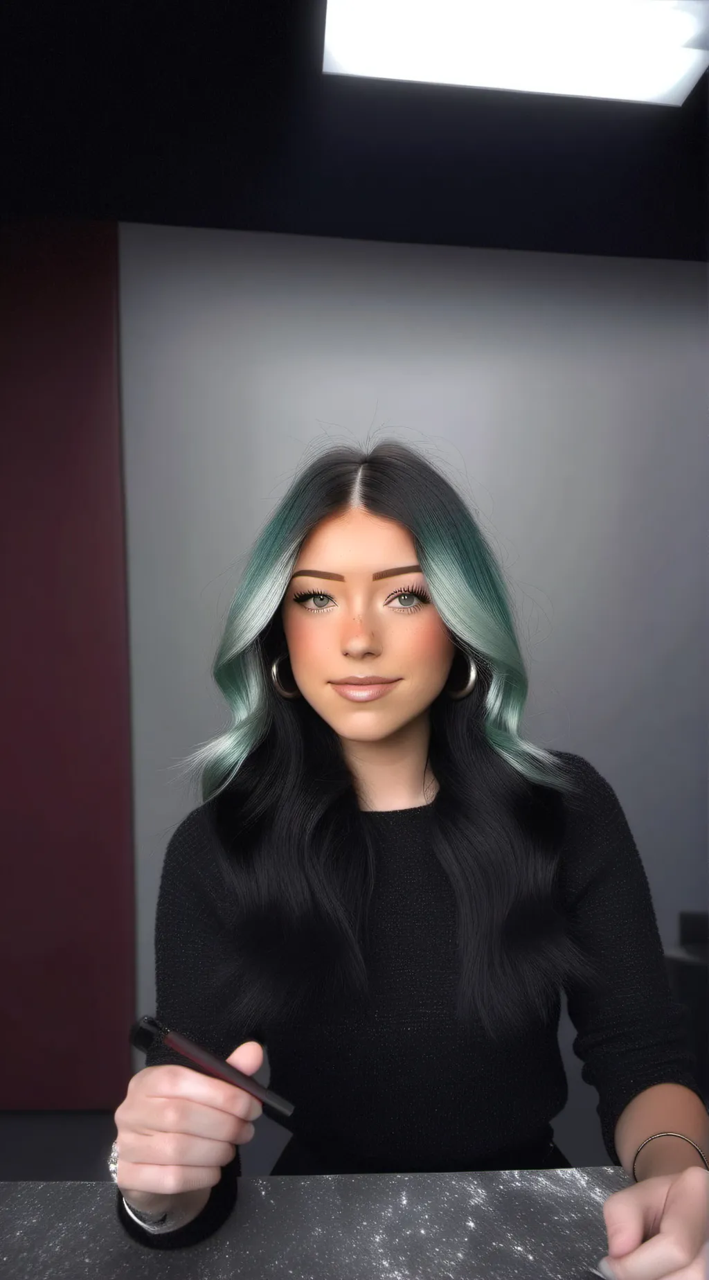 ai character: Rhea Parker  background