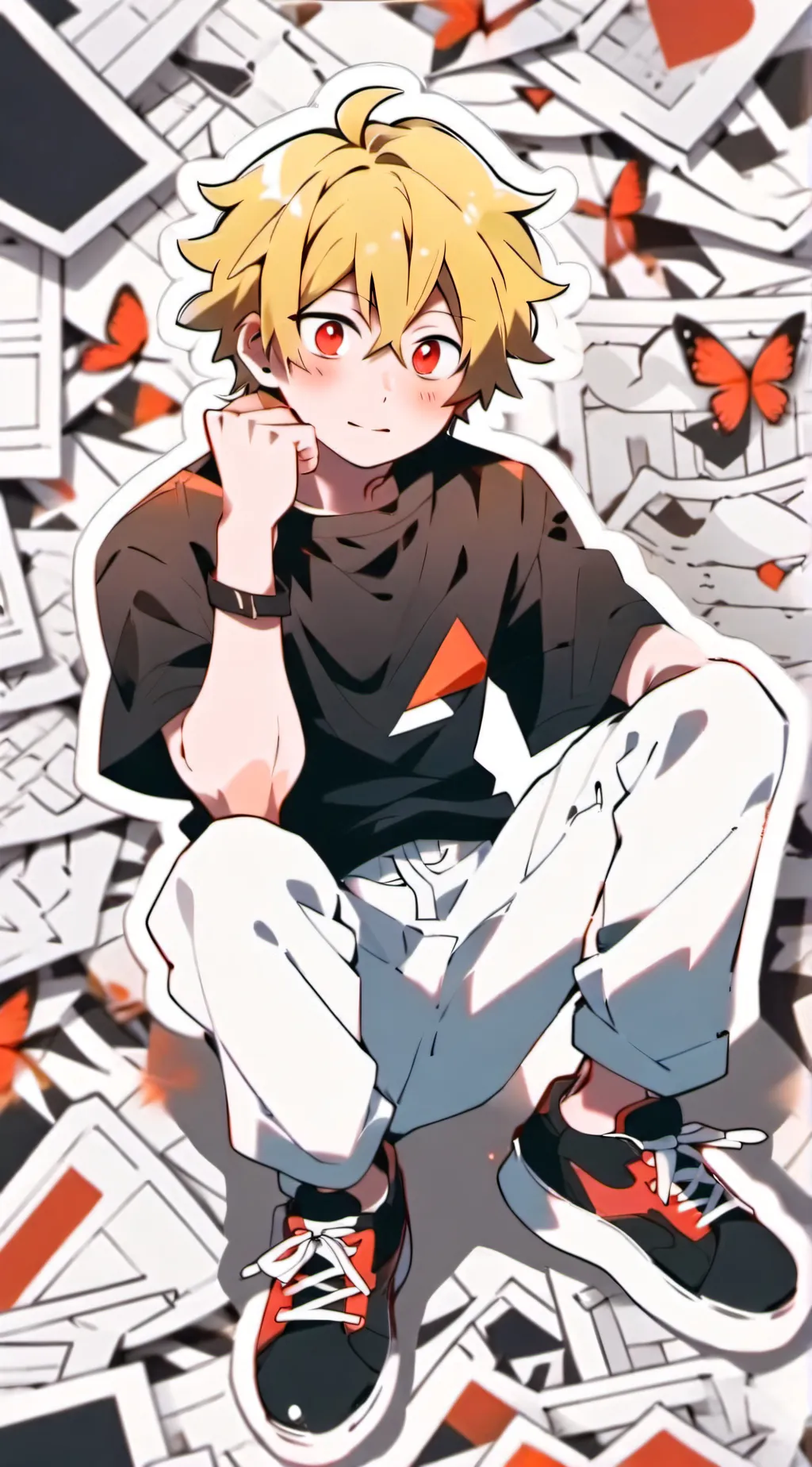 ai character: bakugo background