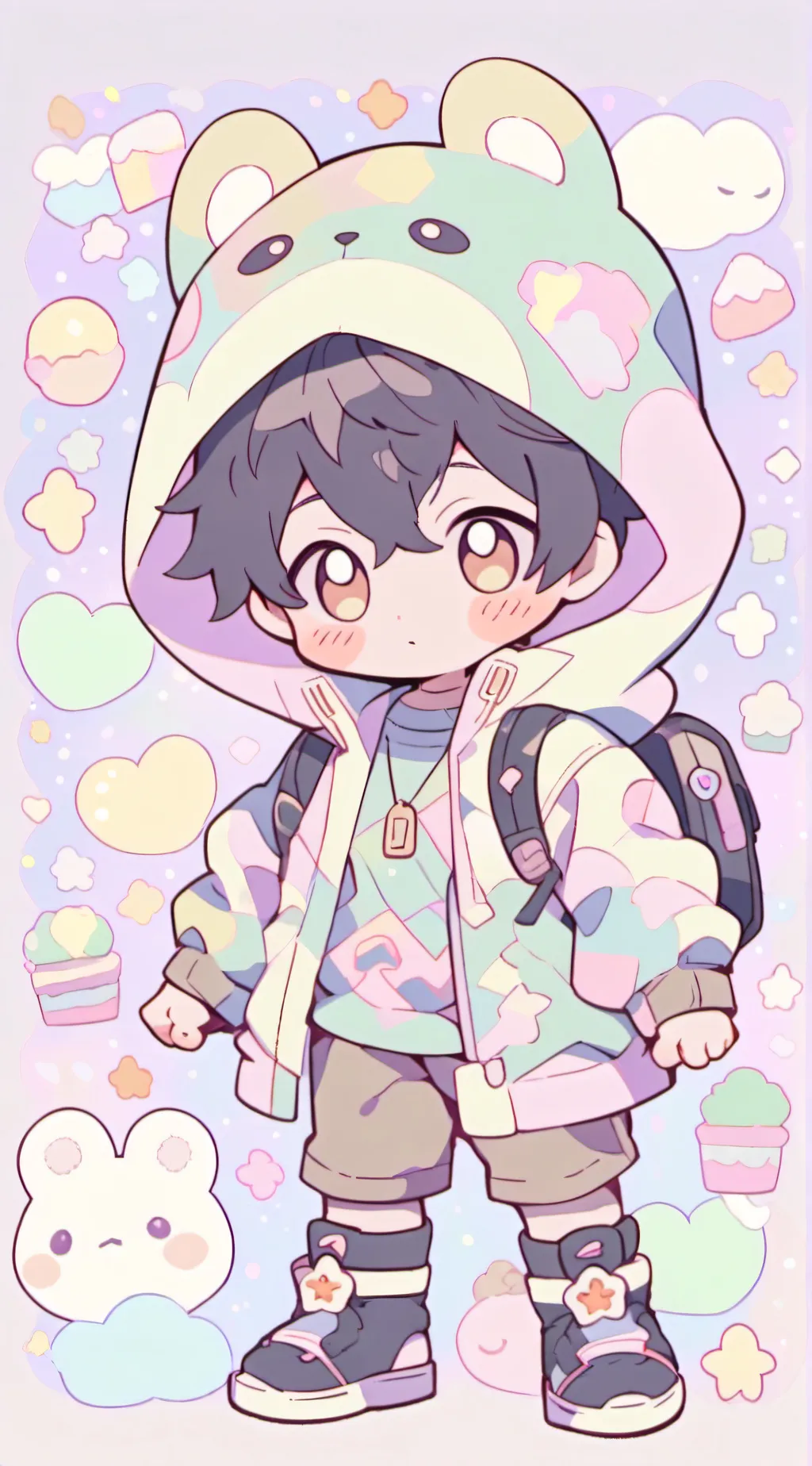 ai character: Santi background