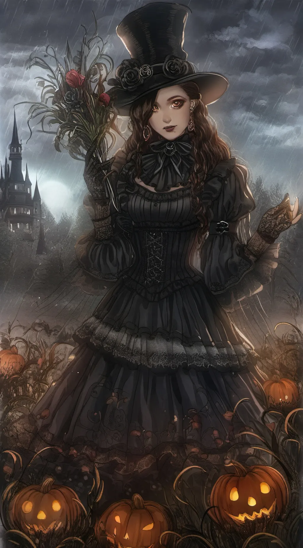 ai character: Halloween (Andre)  background