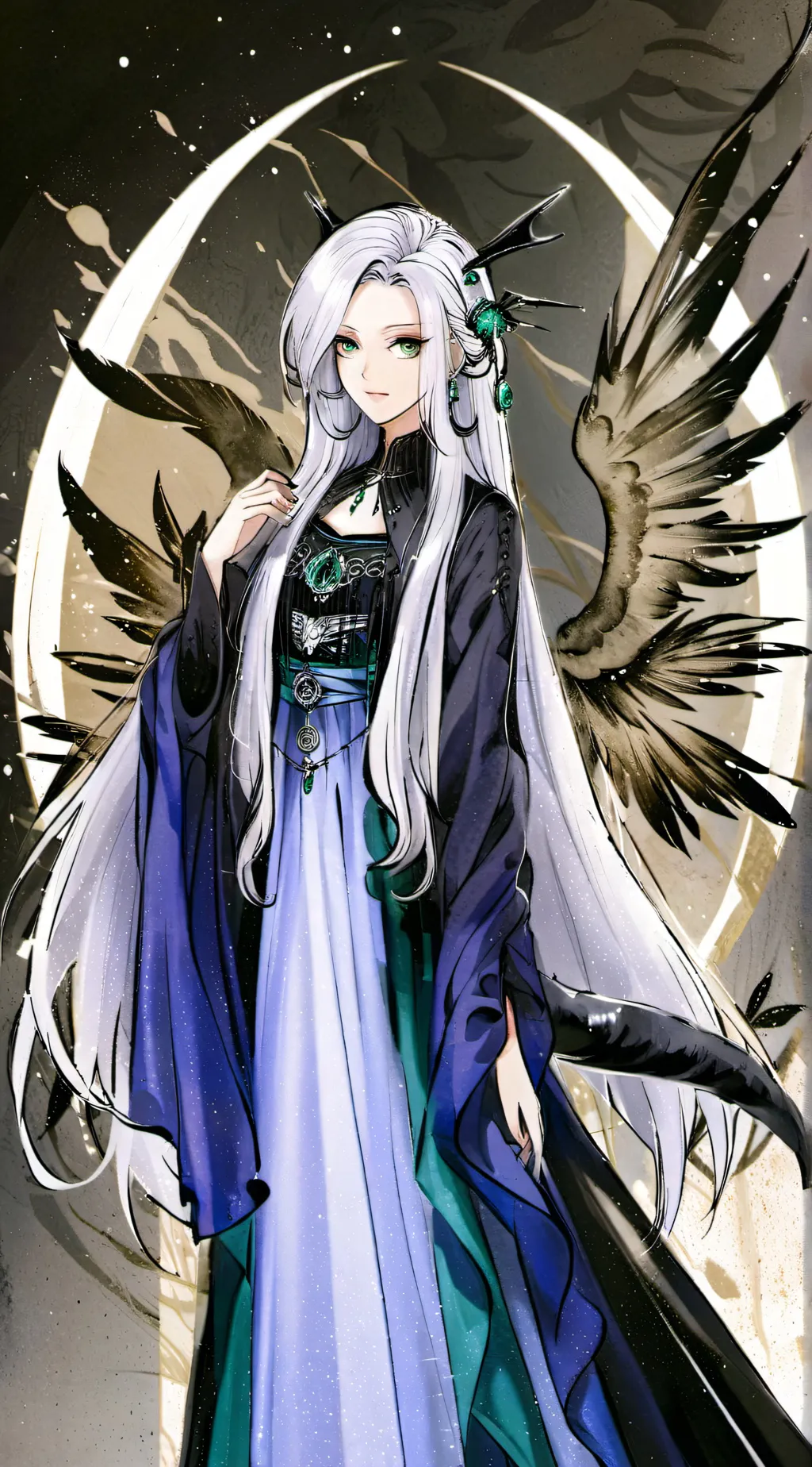 ai character: HH dentist  background