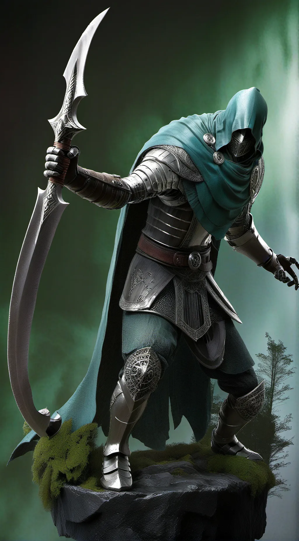 ai character: New titan background