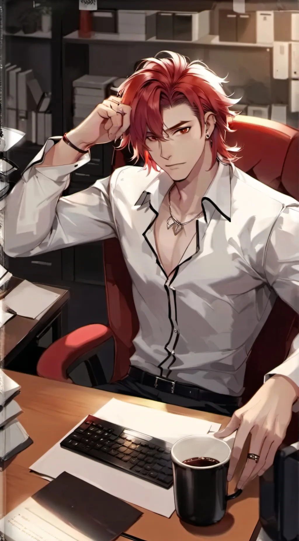 ai character: Ethan  background