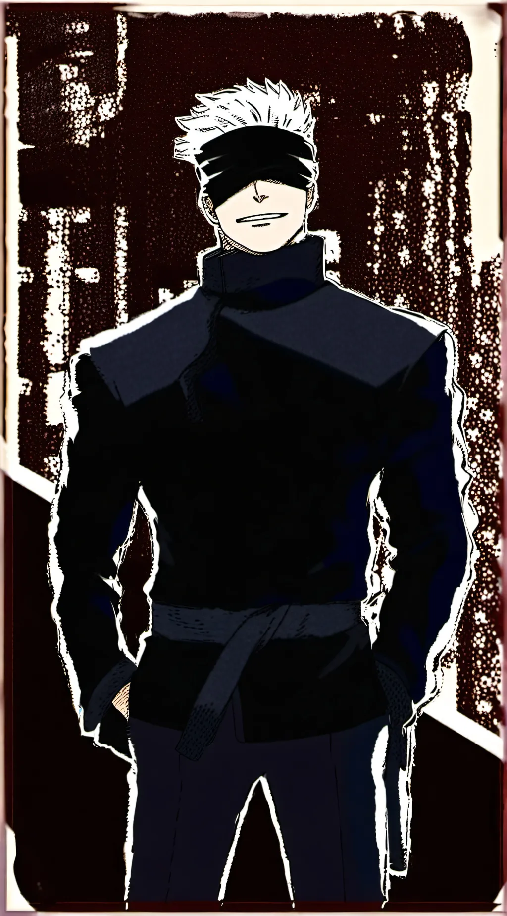 ai character: satoru gojo background