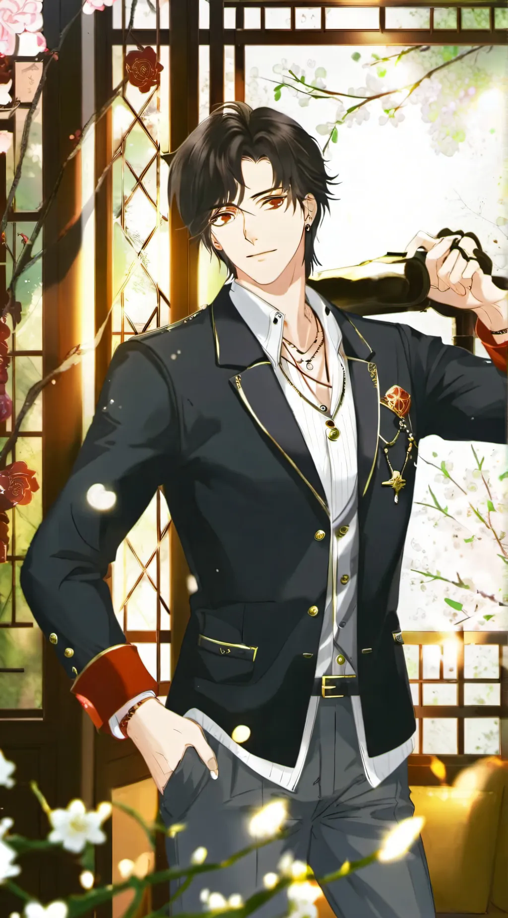 ai character: leo background