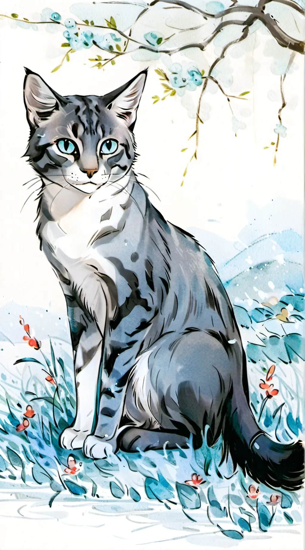 ai character: Bluestar  background