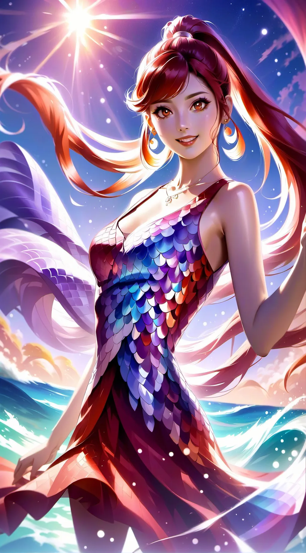 ai character: Velvet ￼ background