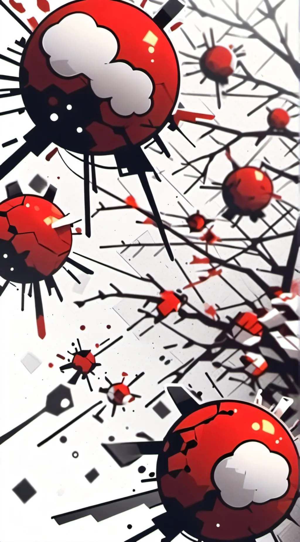 ai character: Cherry bomb ￼ background