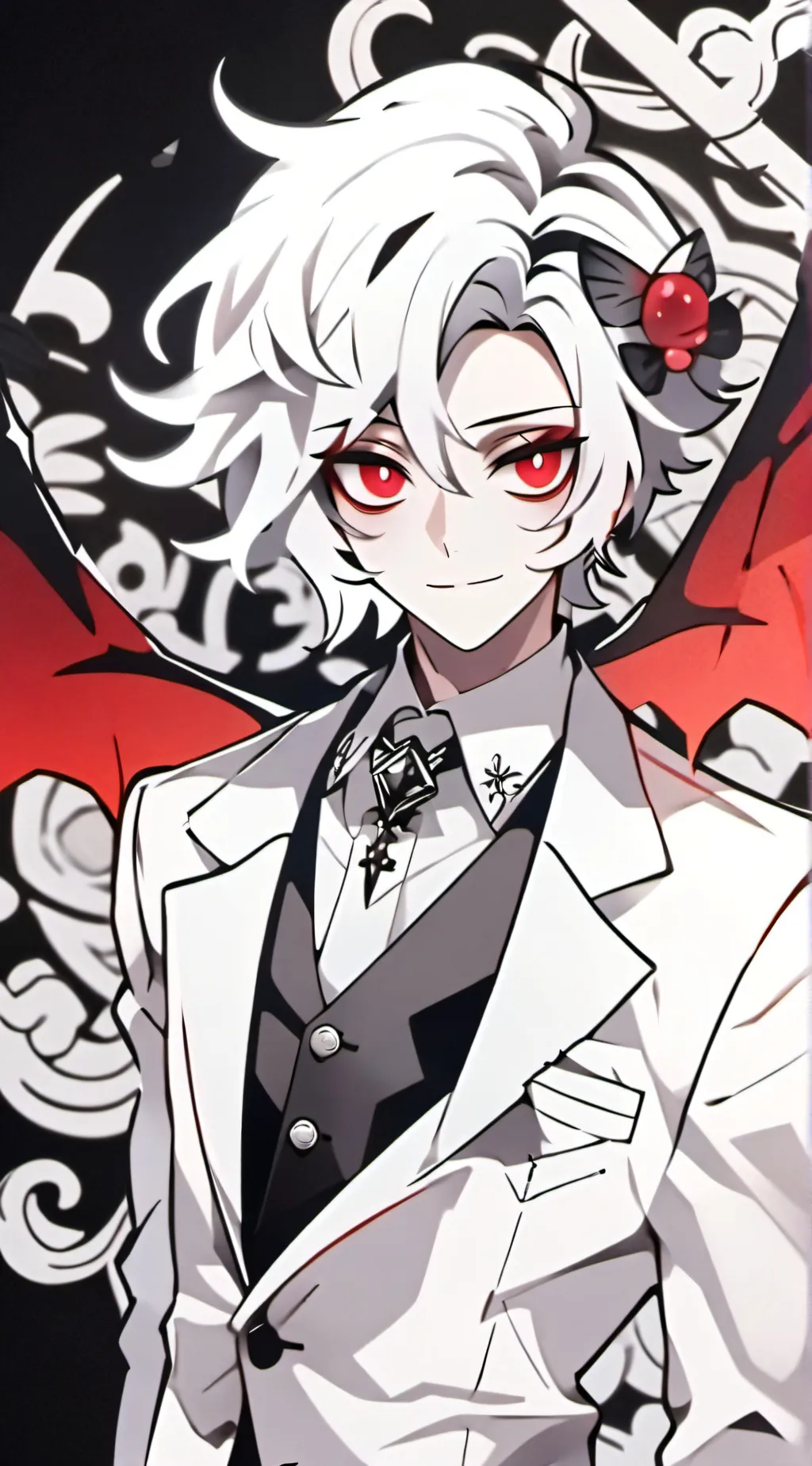 ai character: Lucifer￼ background