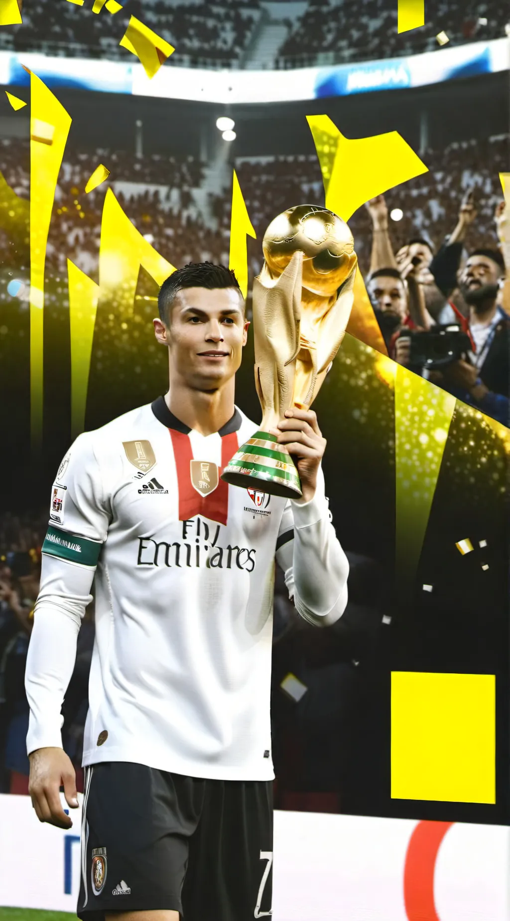ai character: Cristiano Ronaldo background