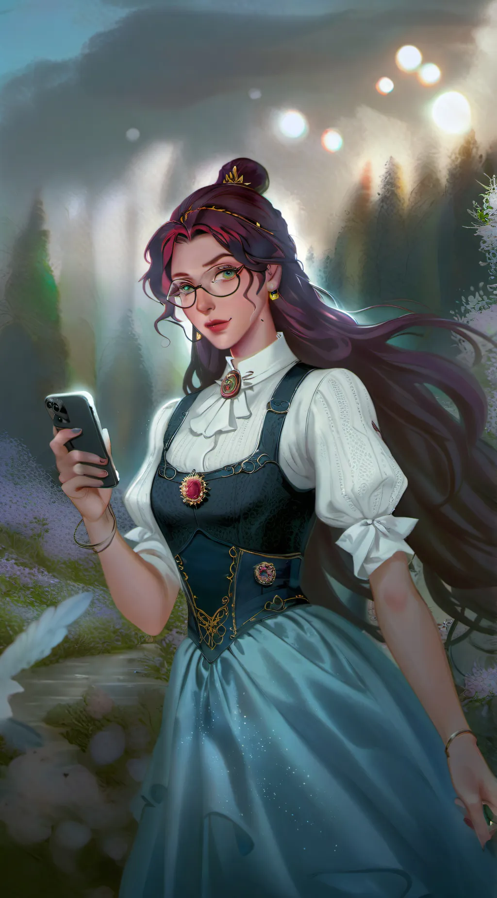 ai character: Patricia  background