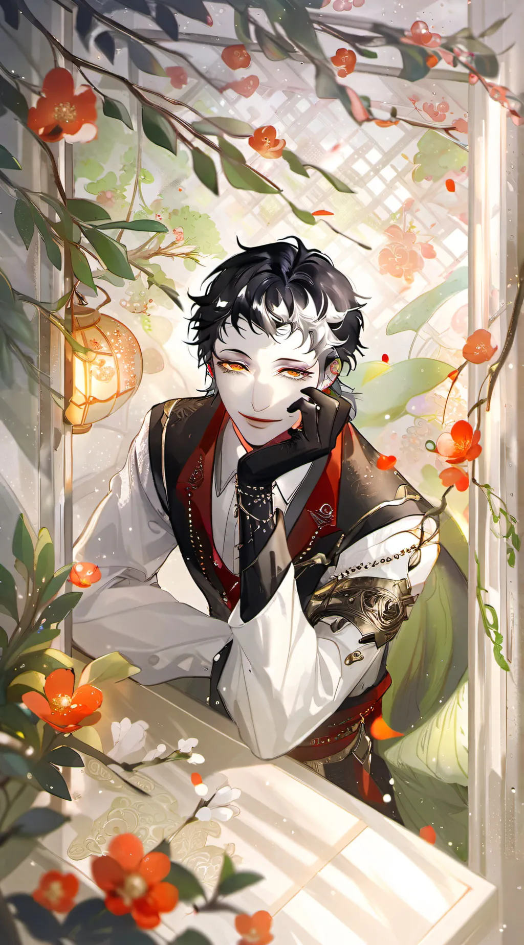 ai character: Ethan😎✌️🪽🍀 background