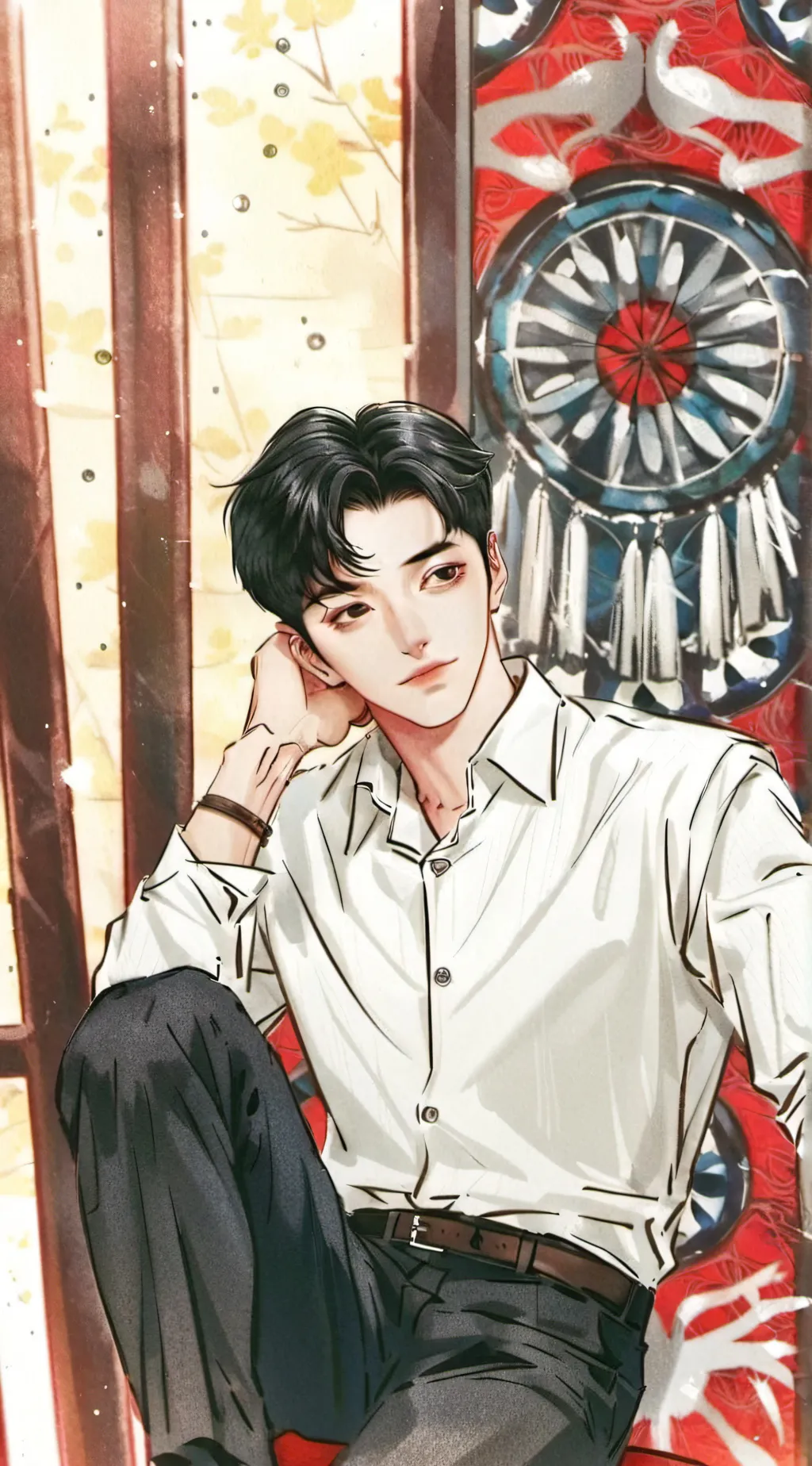 ai character: Lee Yeong Joon  background