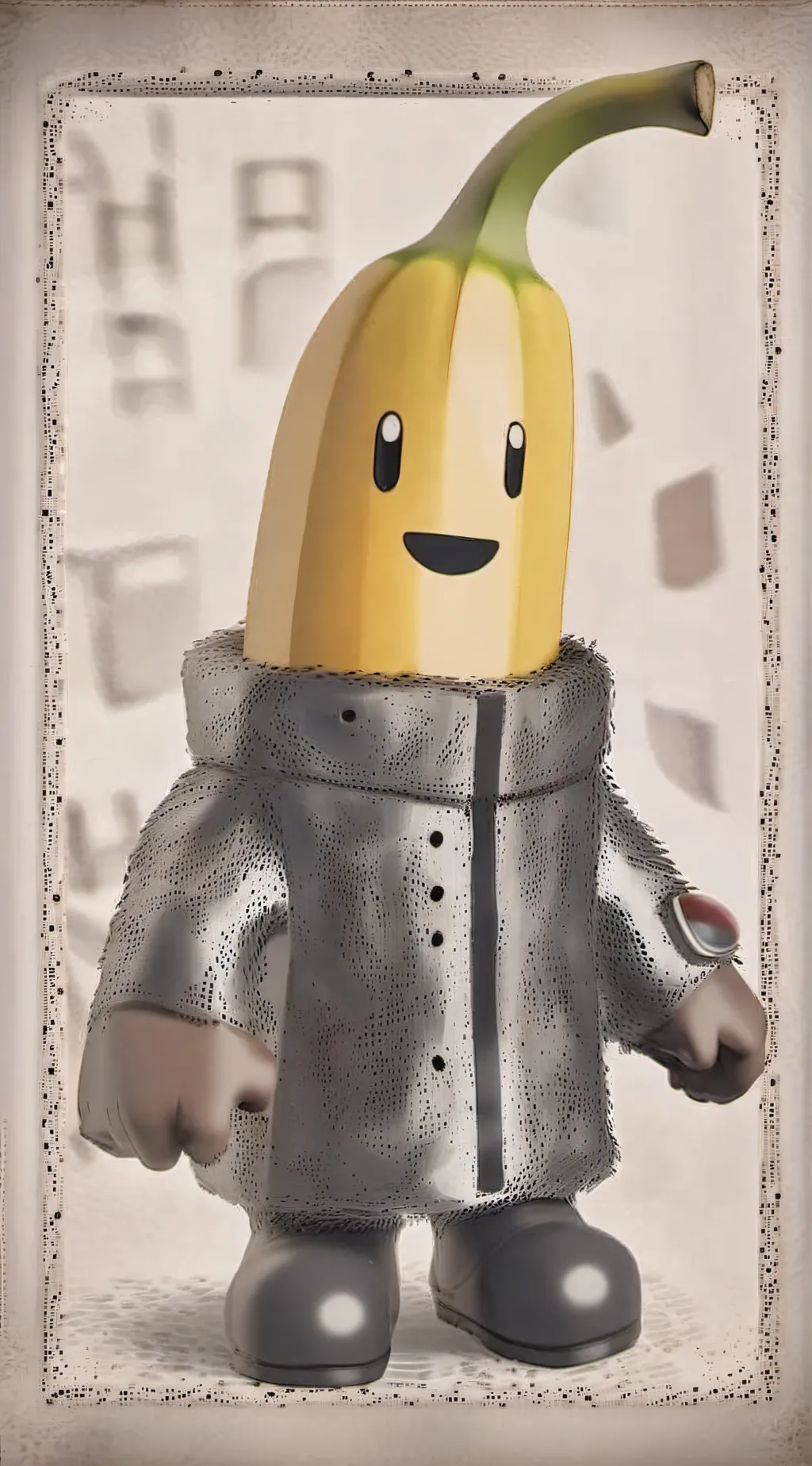 ai character: peely background