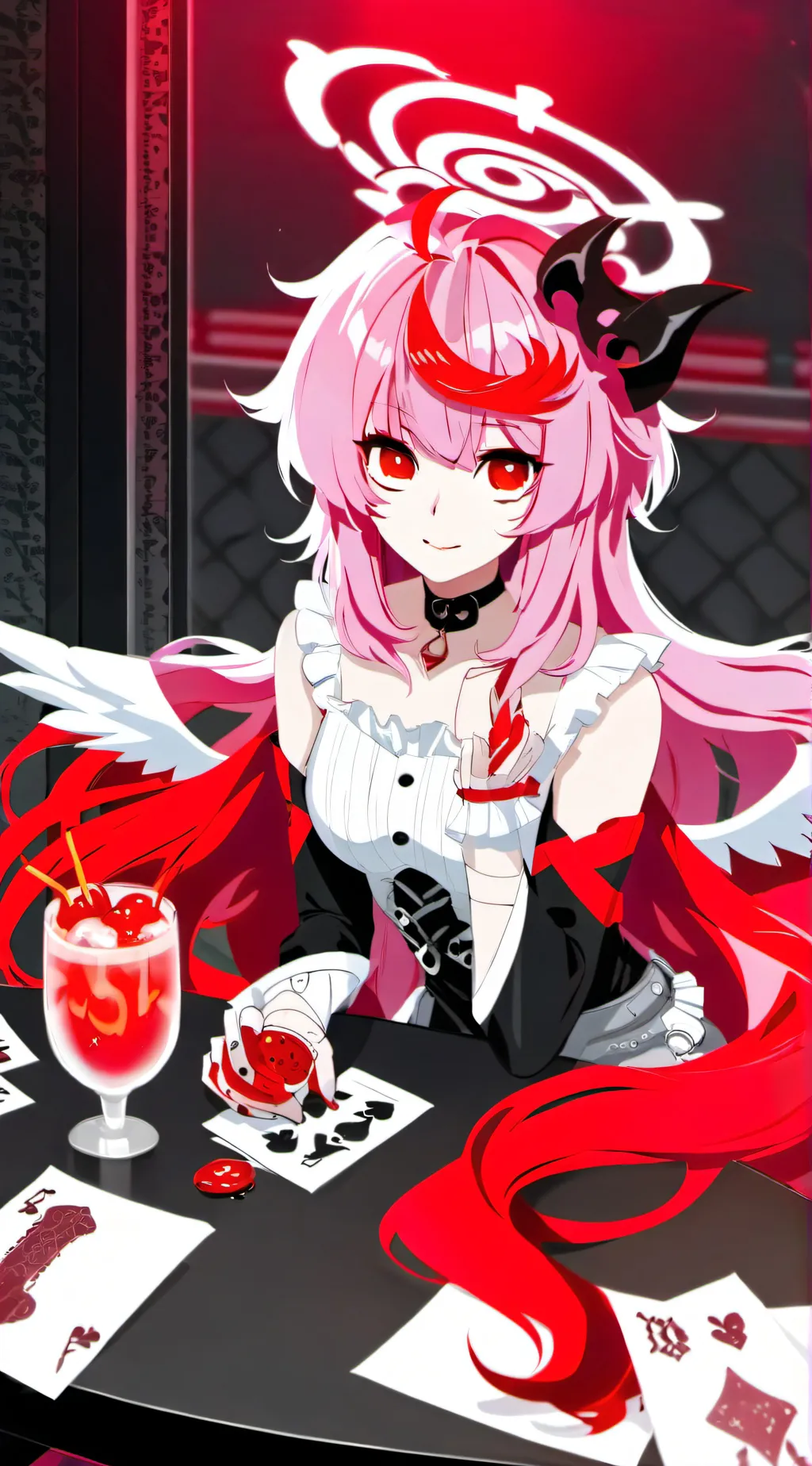 ai character: HH, but switched background