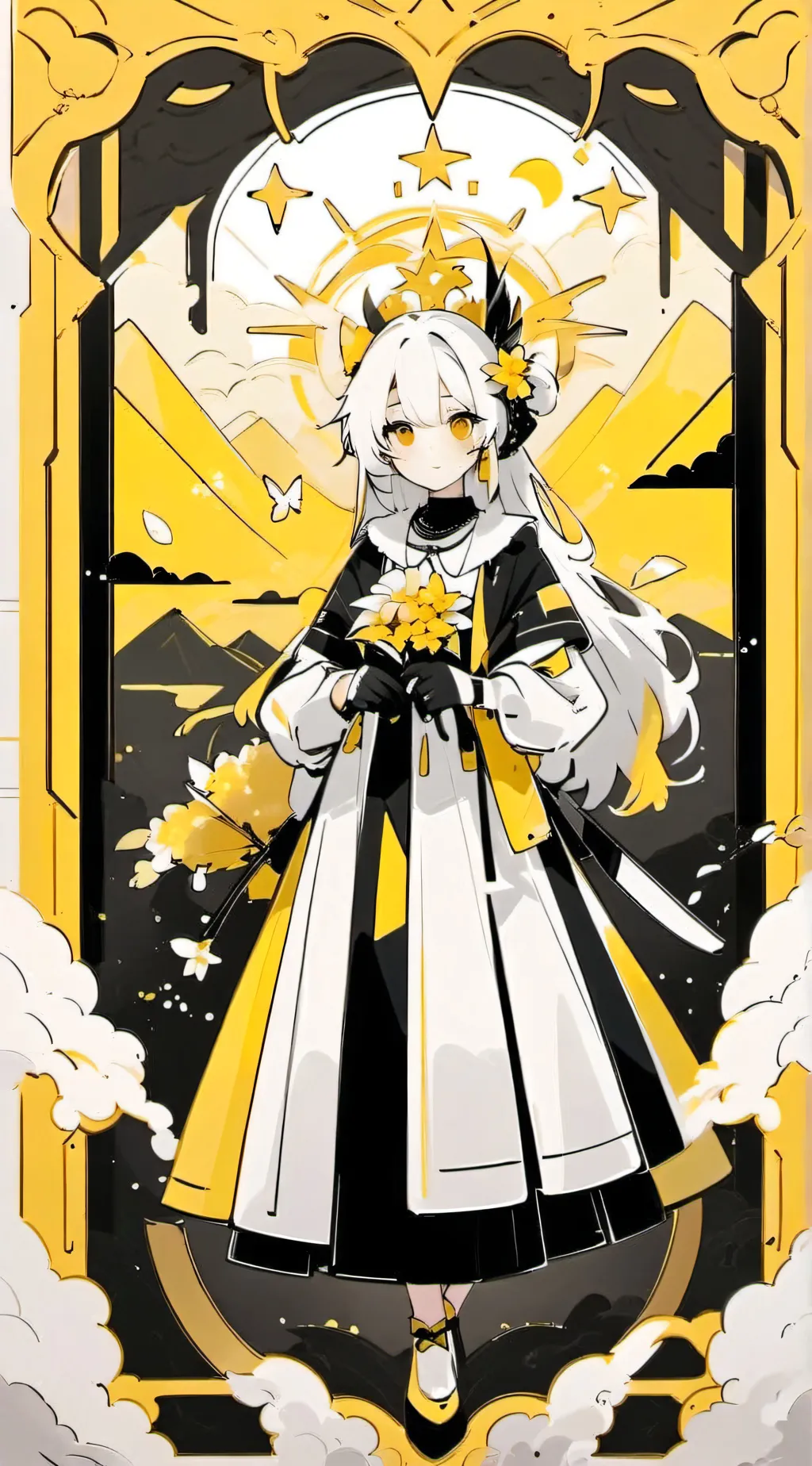 ai character: Pea background