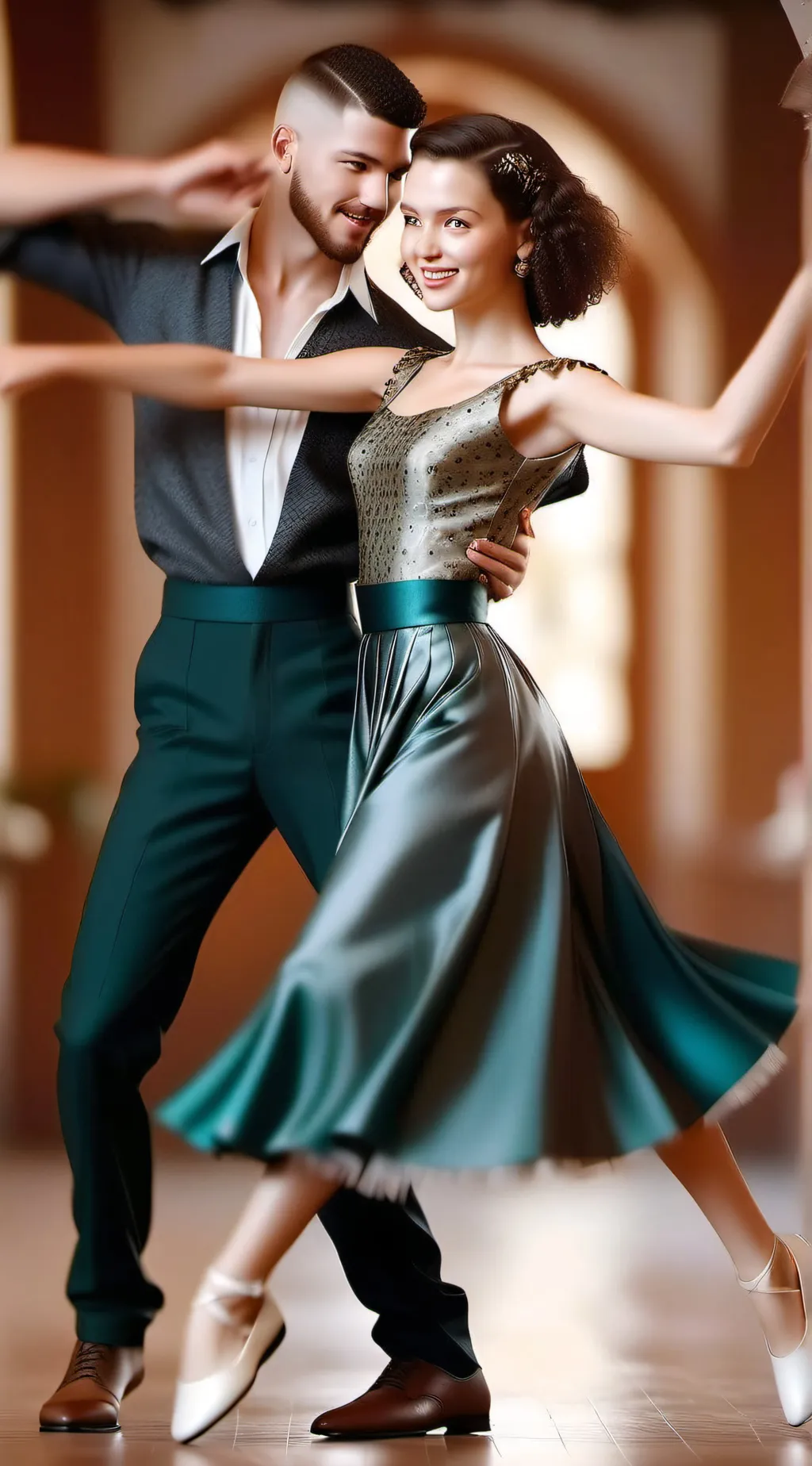 ai character: Jasmin and James  background