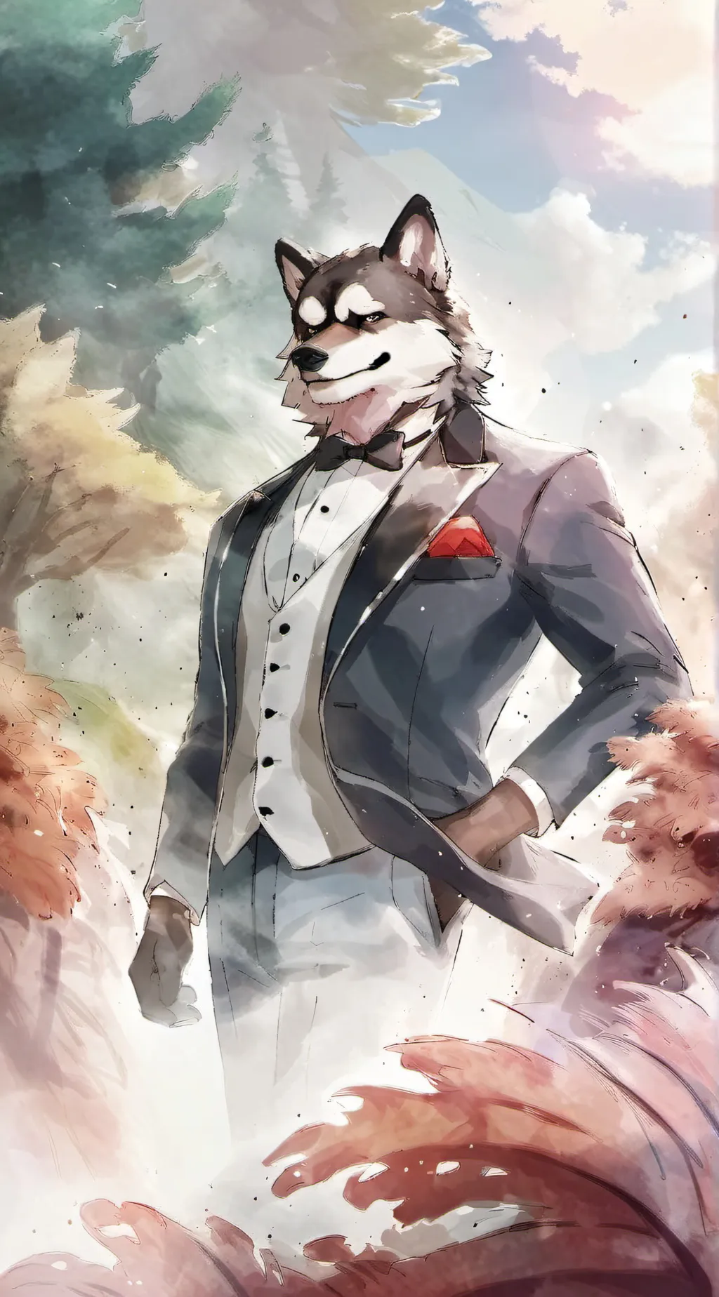 ai character: CEO of segs background