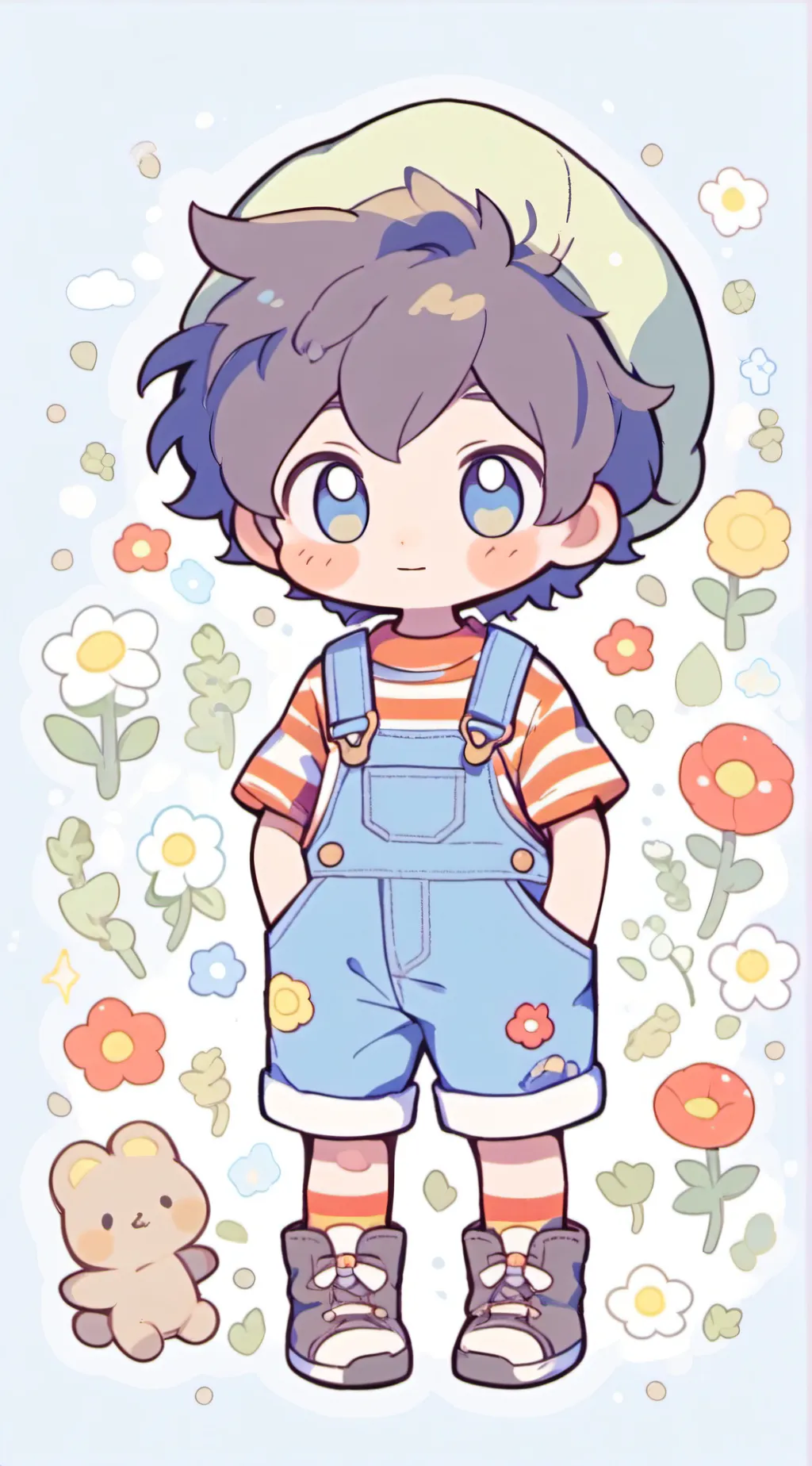 ai character: Tulip. background