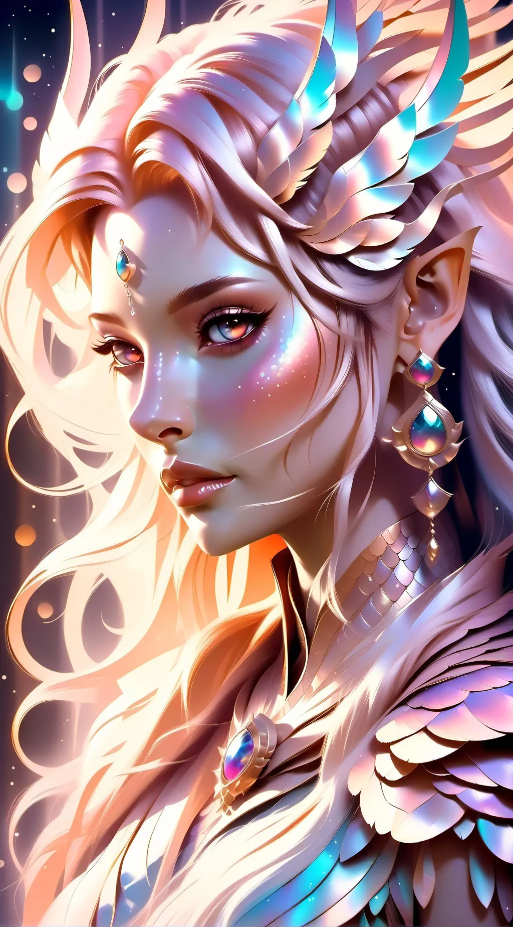 ai character: naf Al igirl  background