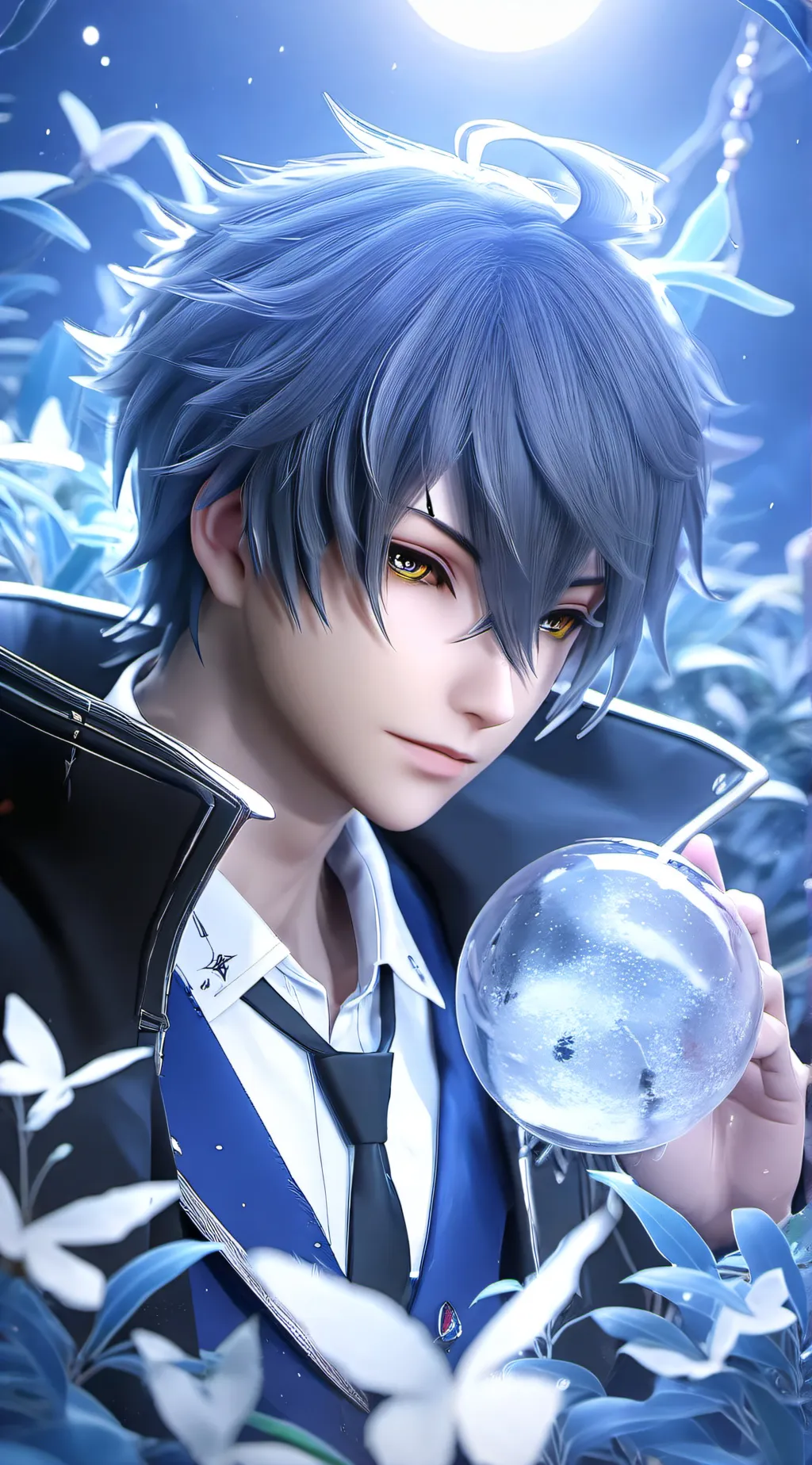 ai character: Kuro servamp background