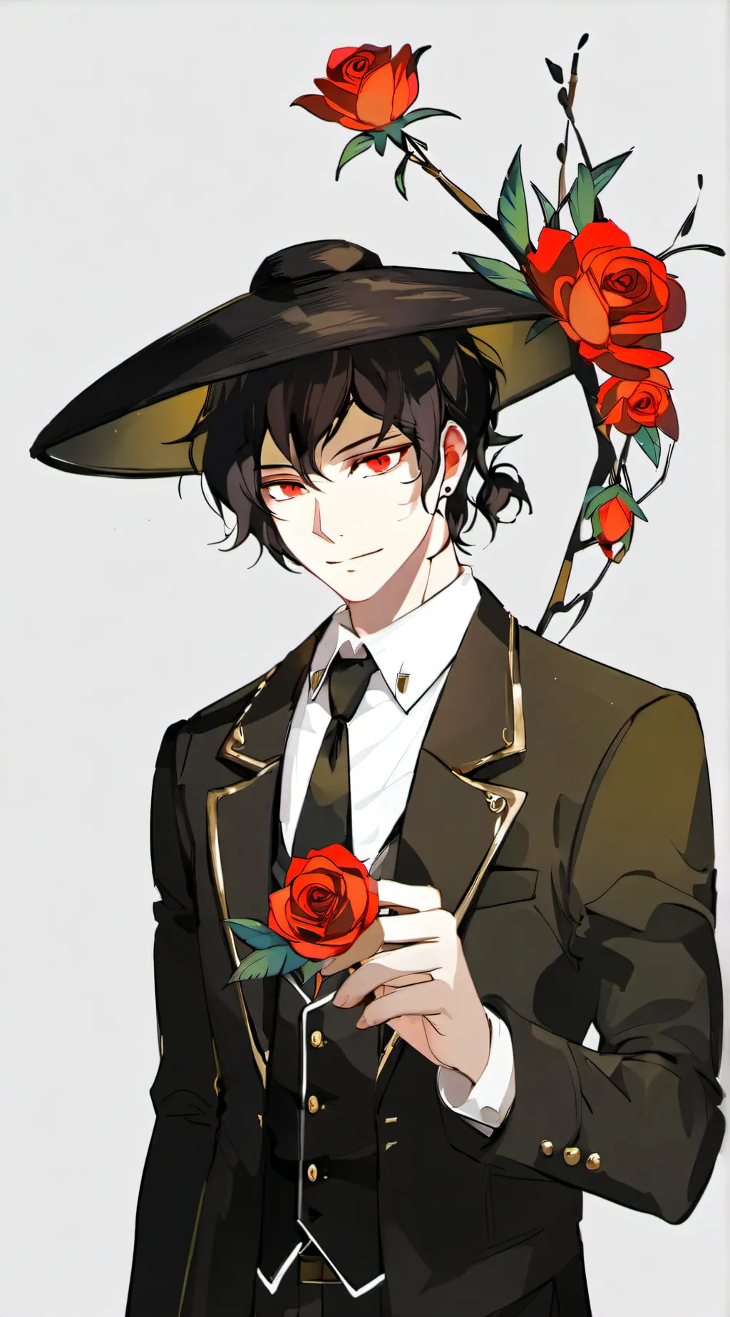 ai character: twelvekizuki+Muzan background