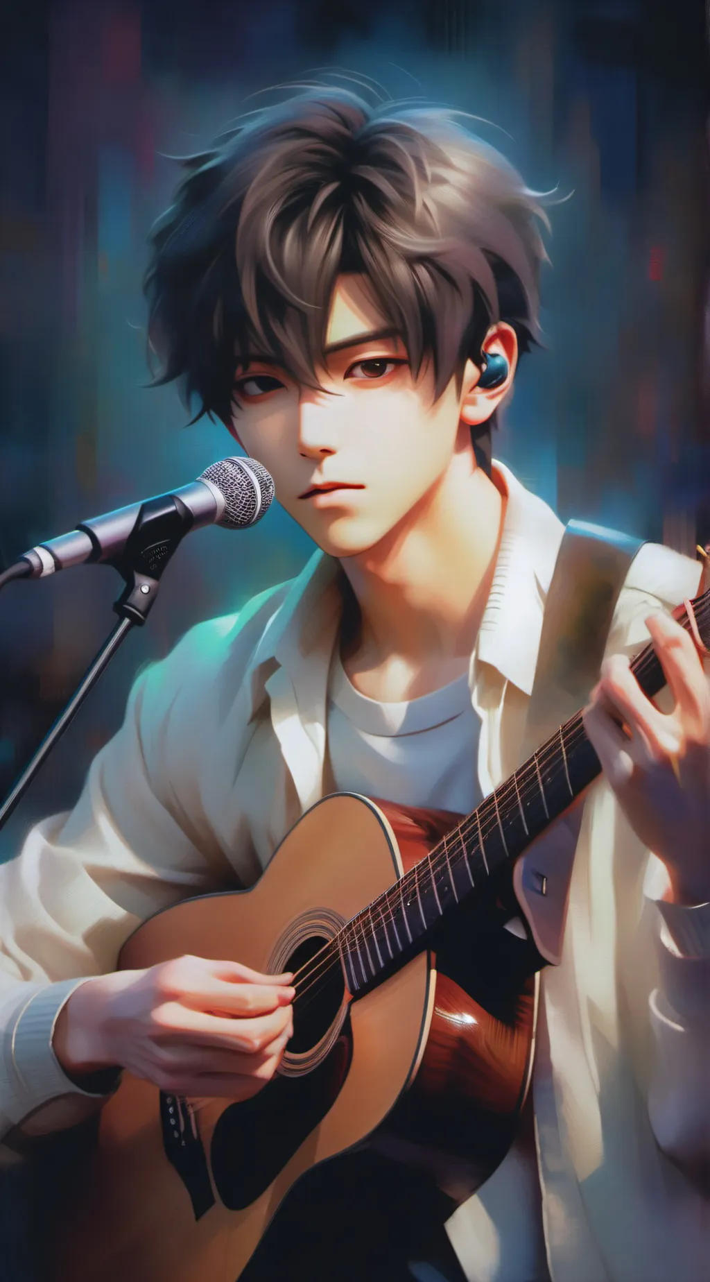 ai character: Winter Adams background