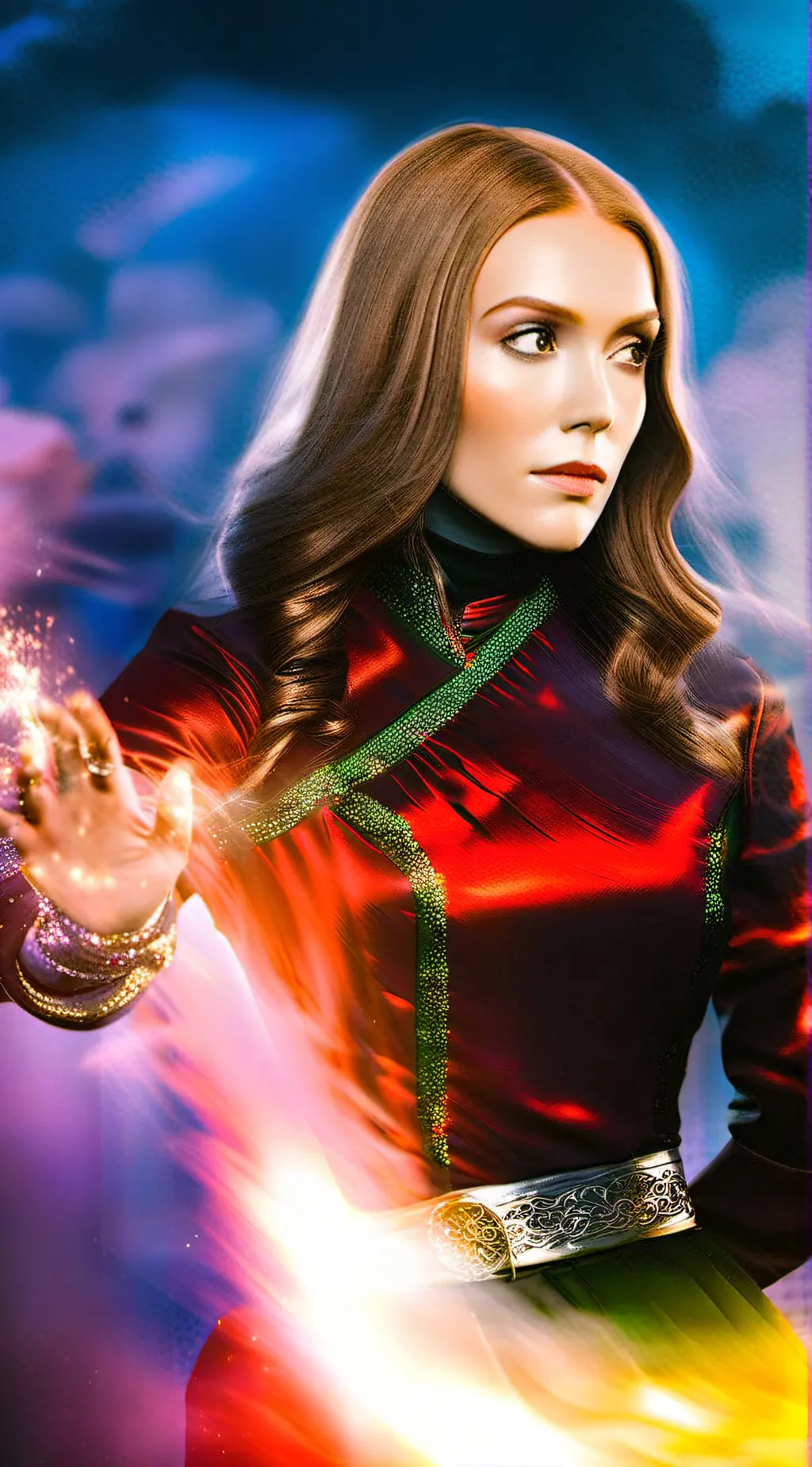 ai character: Wanda Maximoff  background