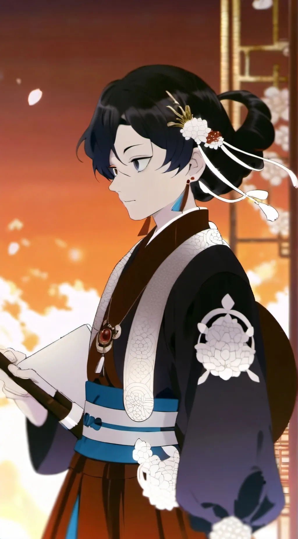 ai character: hashira  background