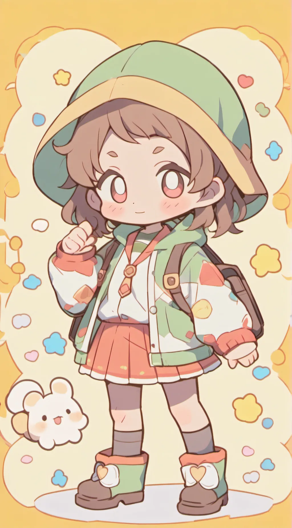 ai character: Mha rolling skatin  background